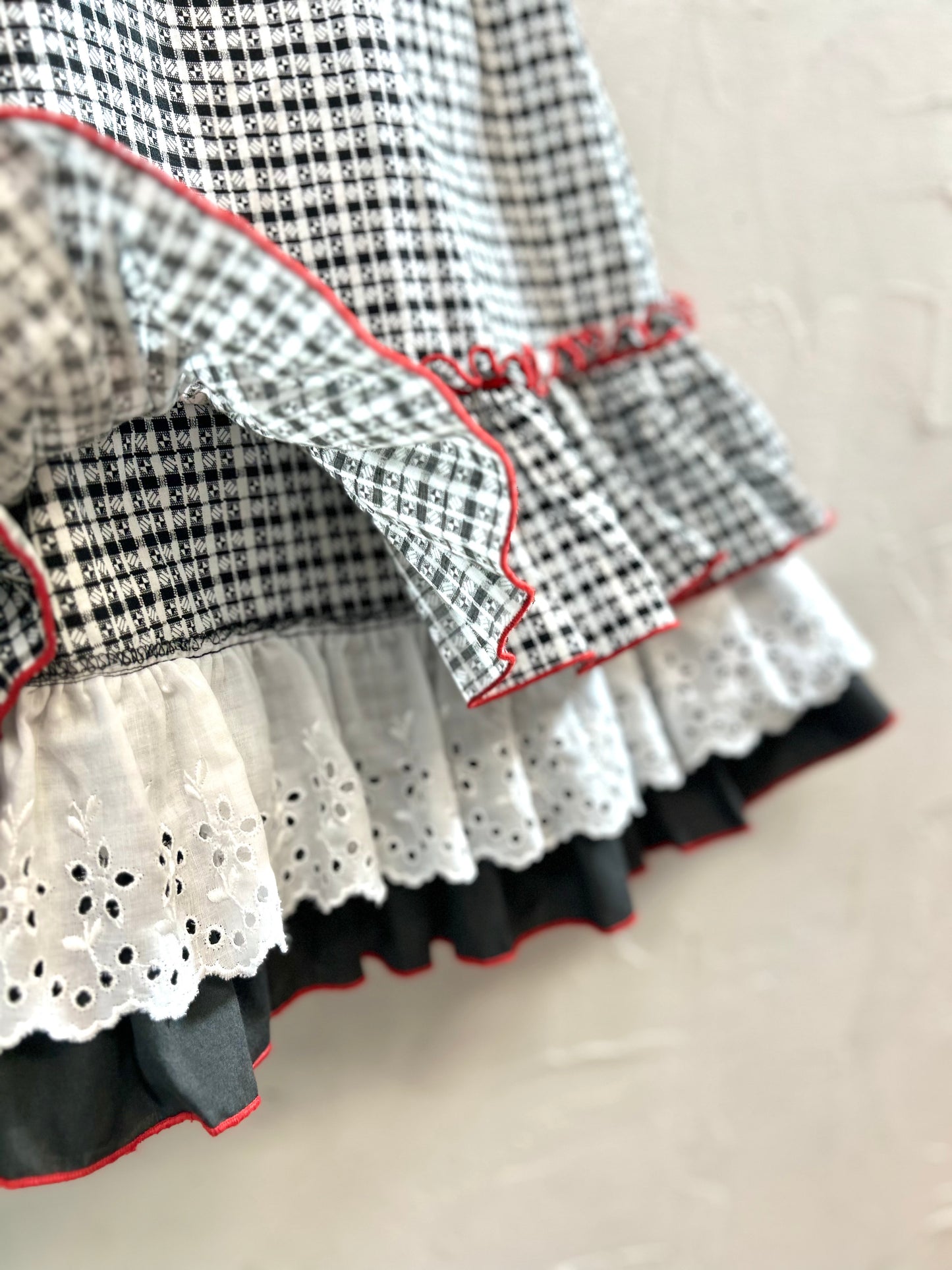 Vintage Tiered Skirt [D29933]