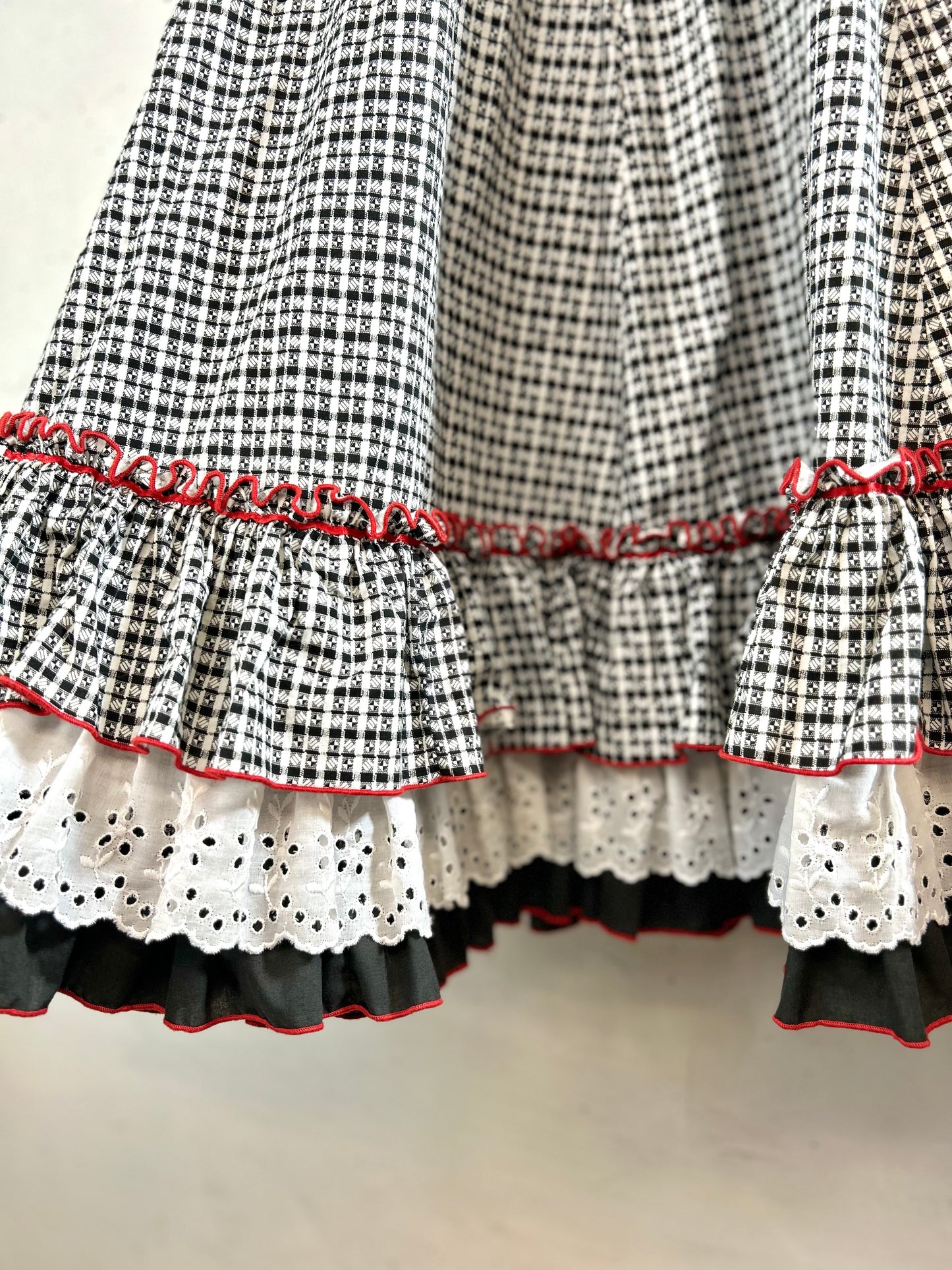 Vintage Tiered Skirt [D29933]