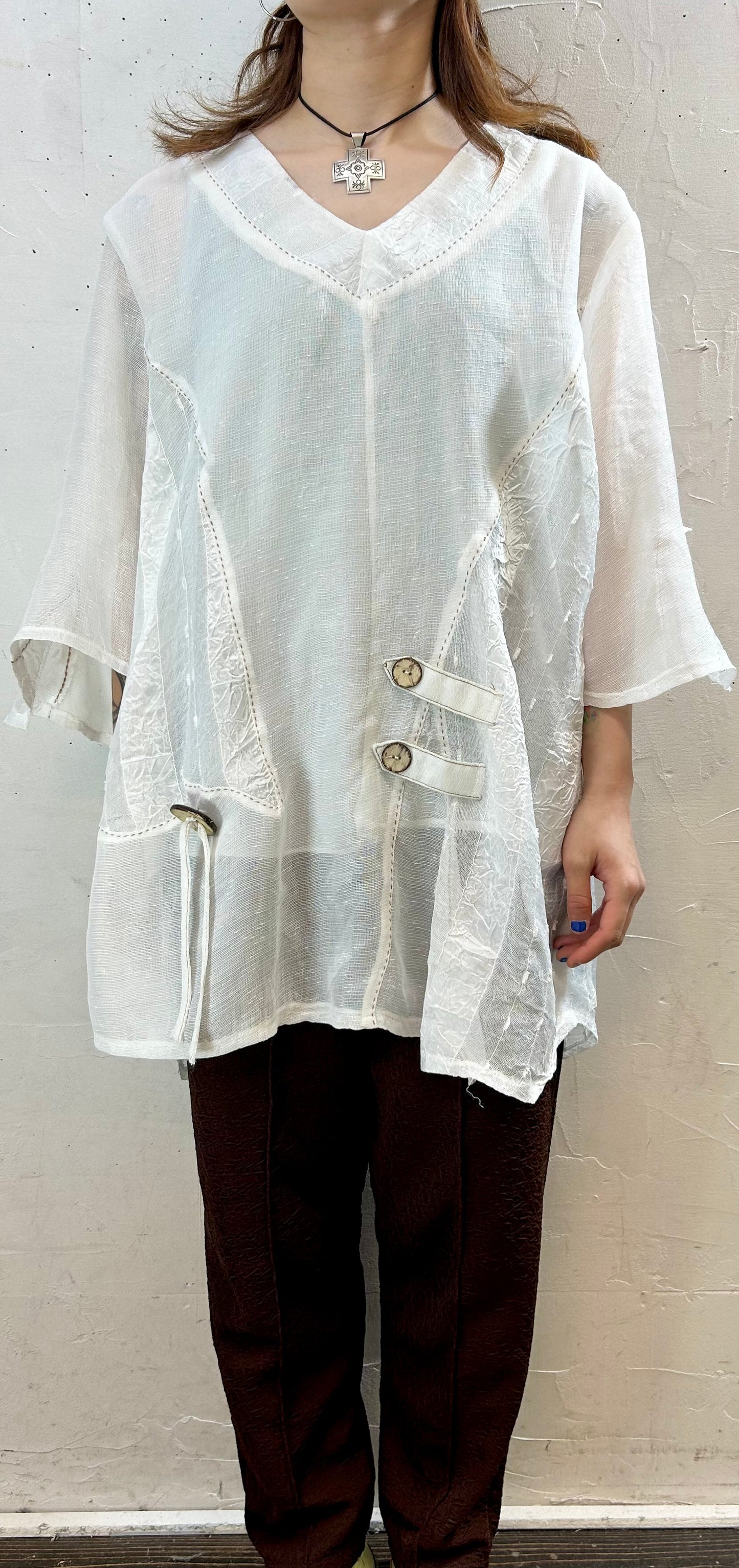 Vintage Sheer Shirt  [F27544]