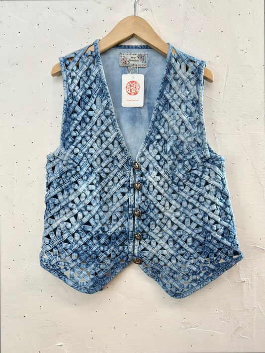 Vintage Denim Vest [A29281]