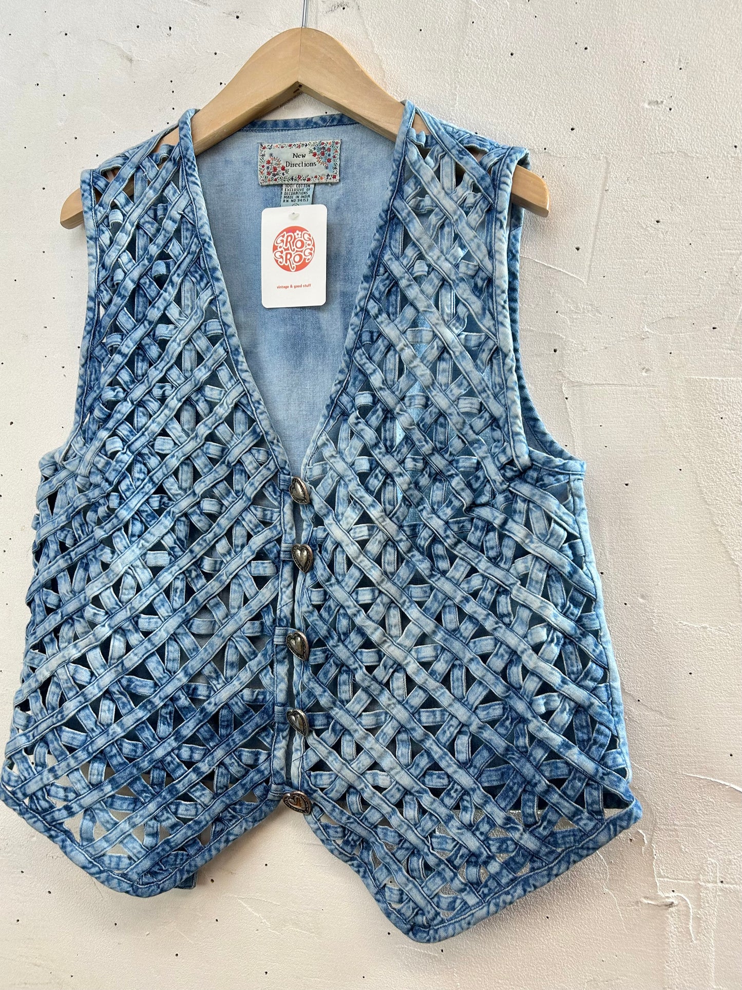 Vintage Denim Vest [A29281]