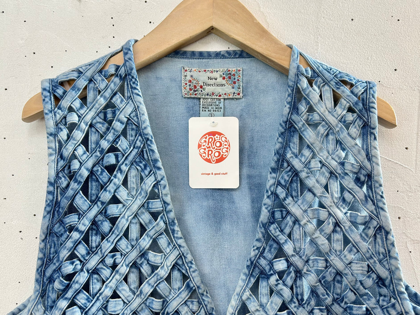 Vintage Denim Vest [A29281]
