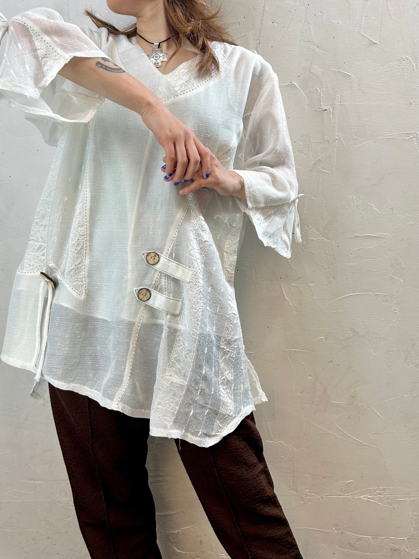 Vintage Sheer Shirt  [F27544]