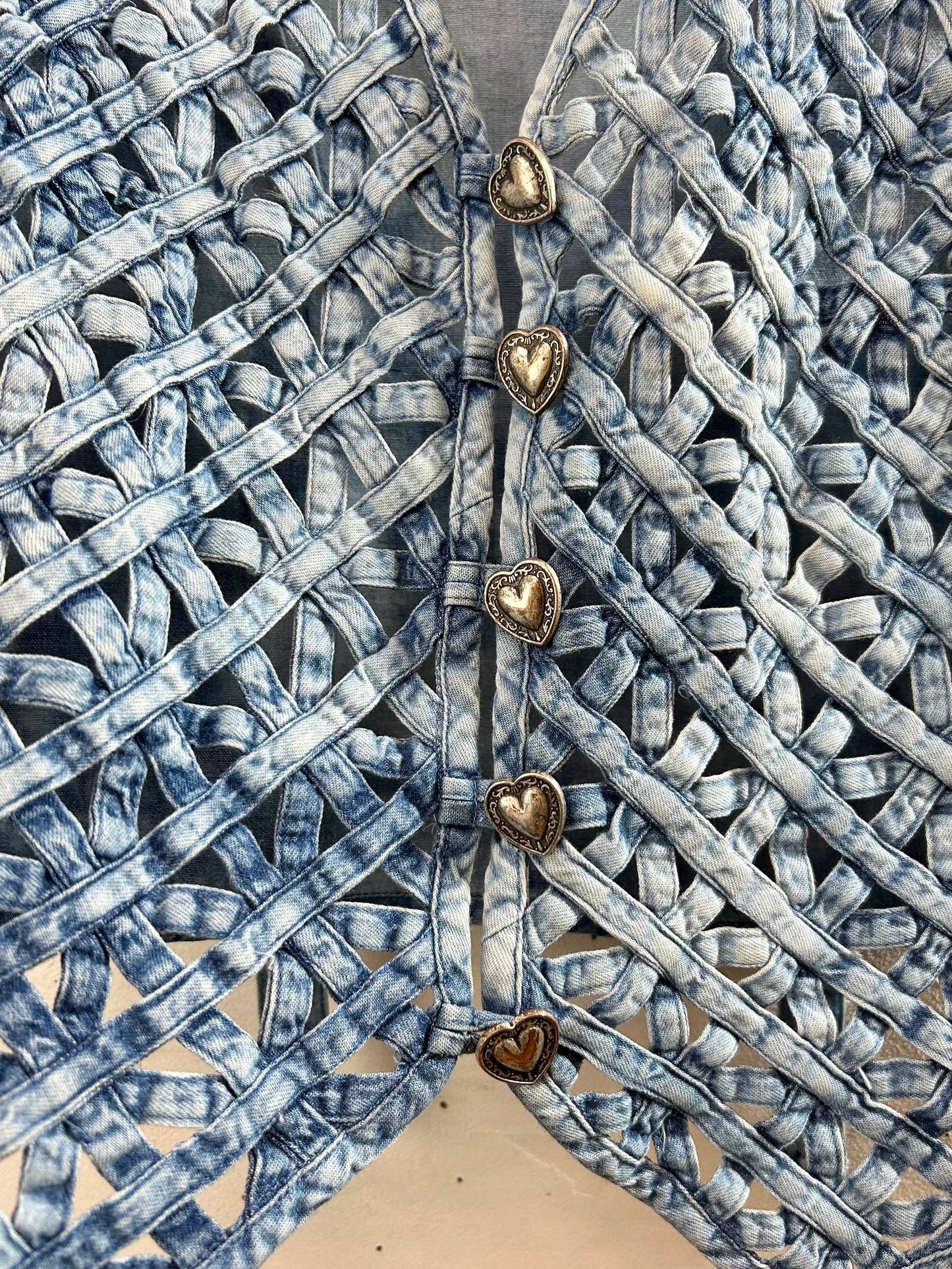 Vintage Denim Vest [A29281]