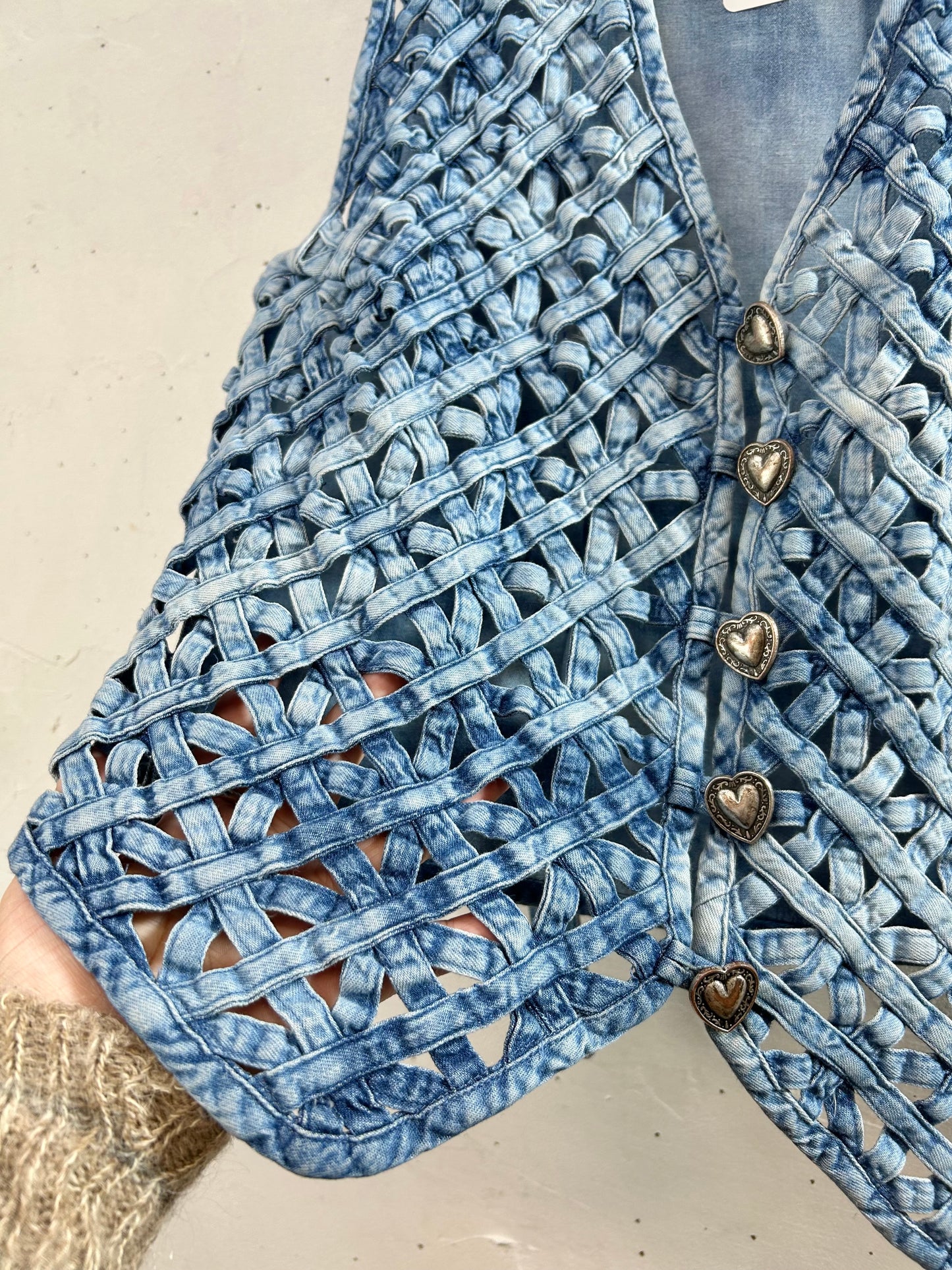Vintage Denim Vest [A29281]