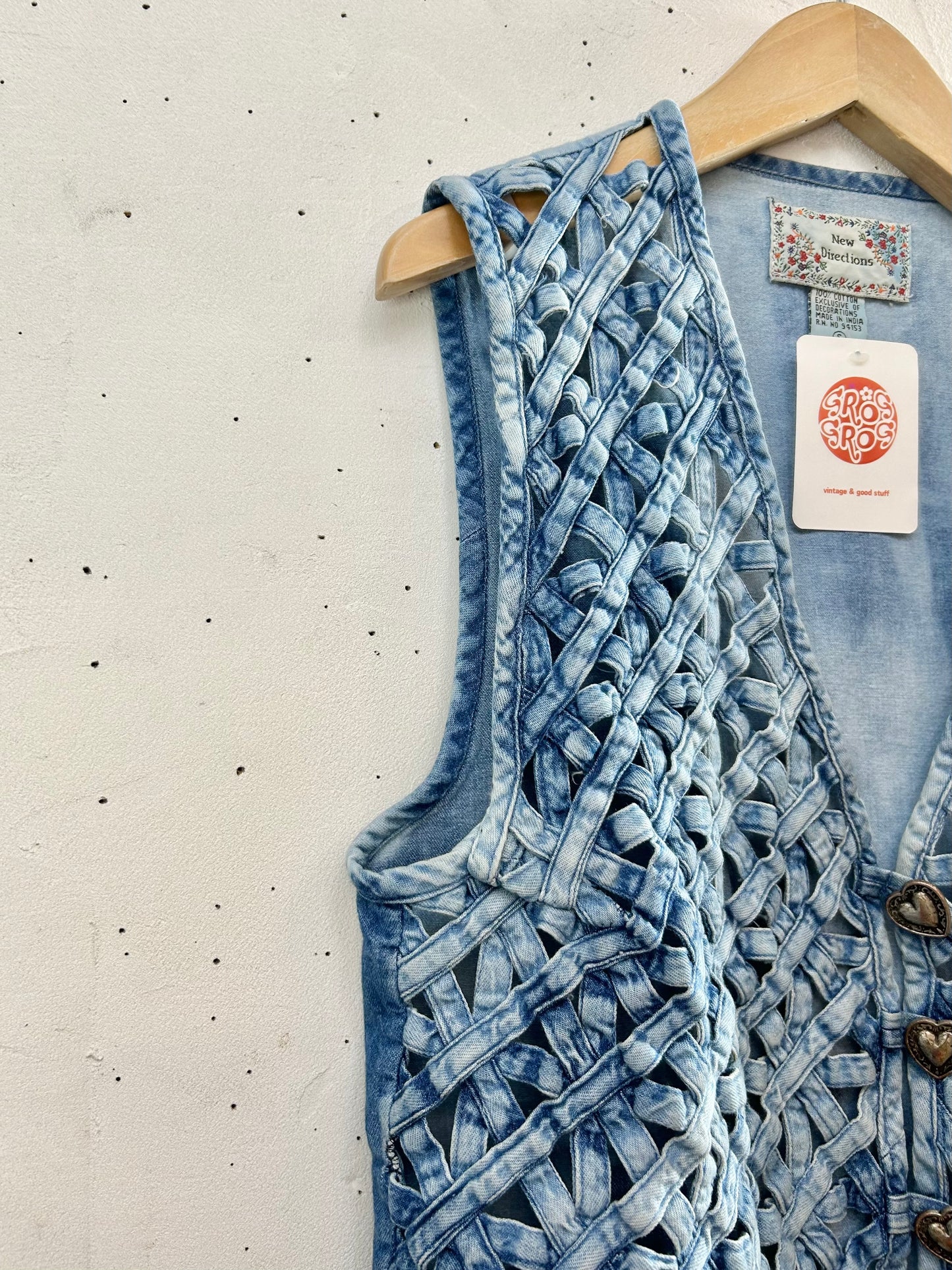 Vintage Denim Vest [A29281]