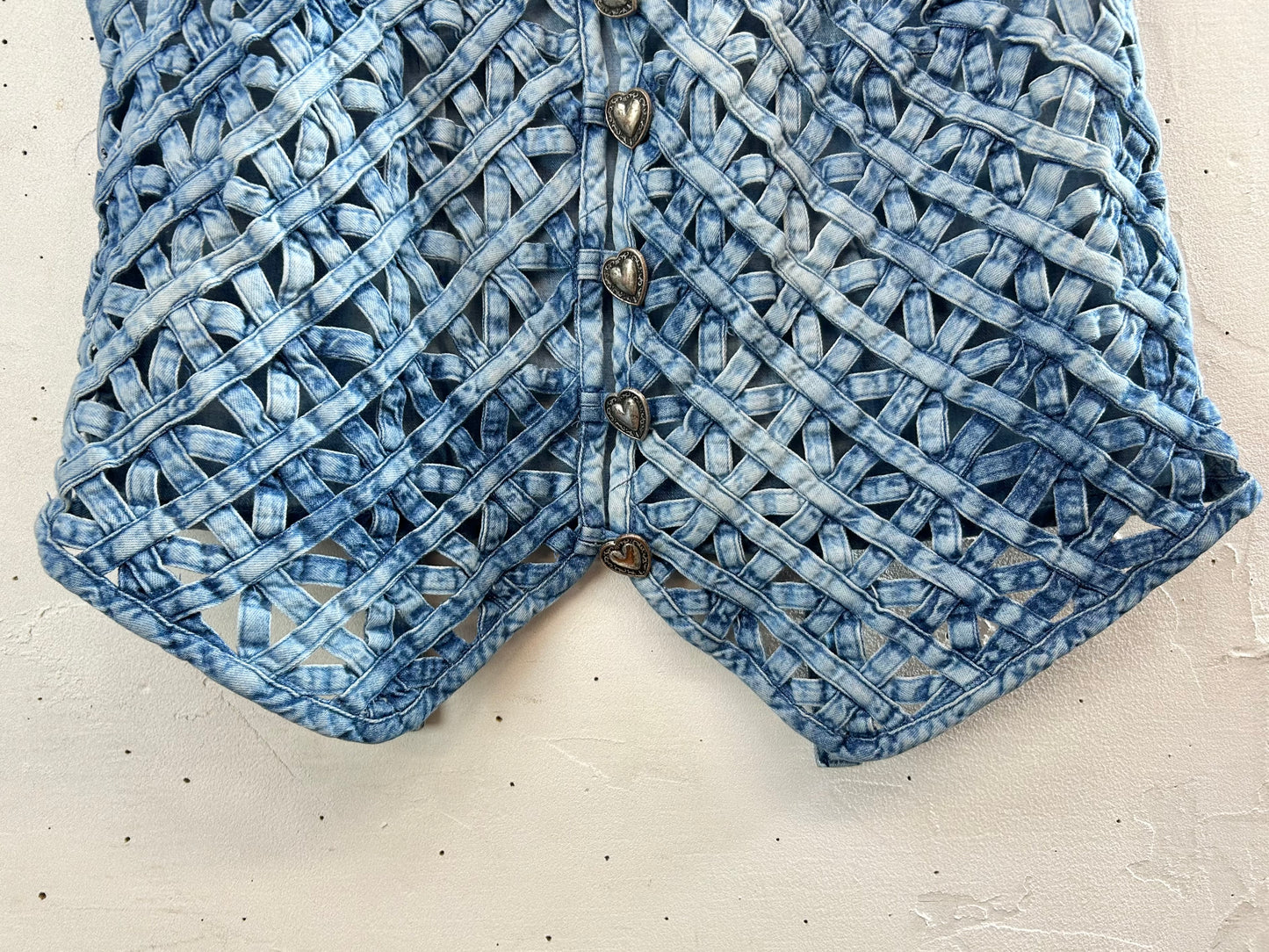 Vintage Denim Vest [A29281]