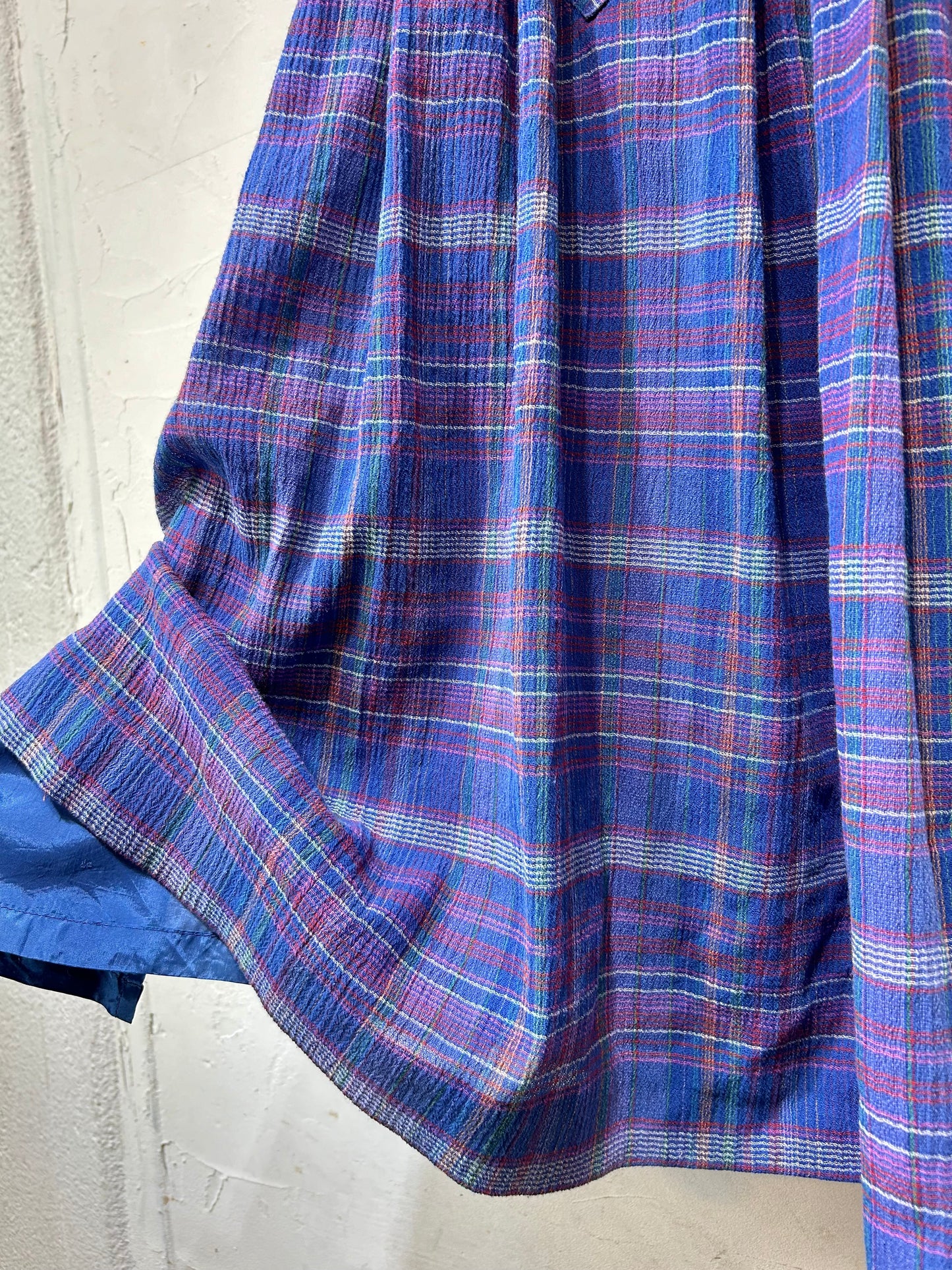 Vintage Plaid Dress [E27085]