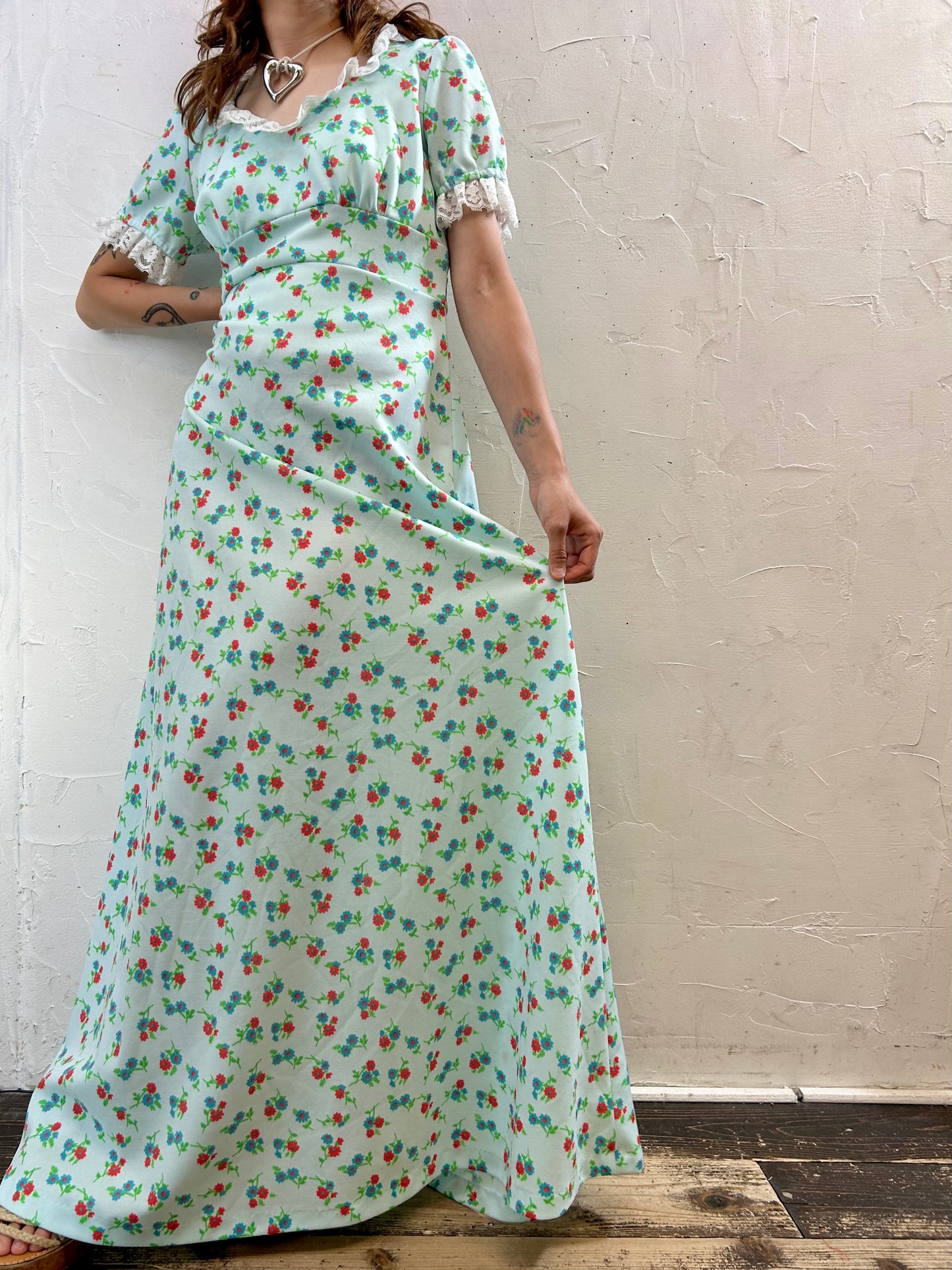 ’70s Vintage Dress Union Made[G28006]