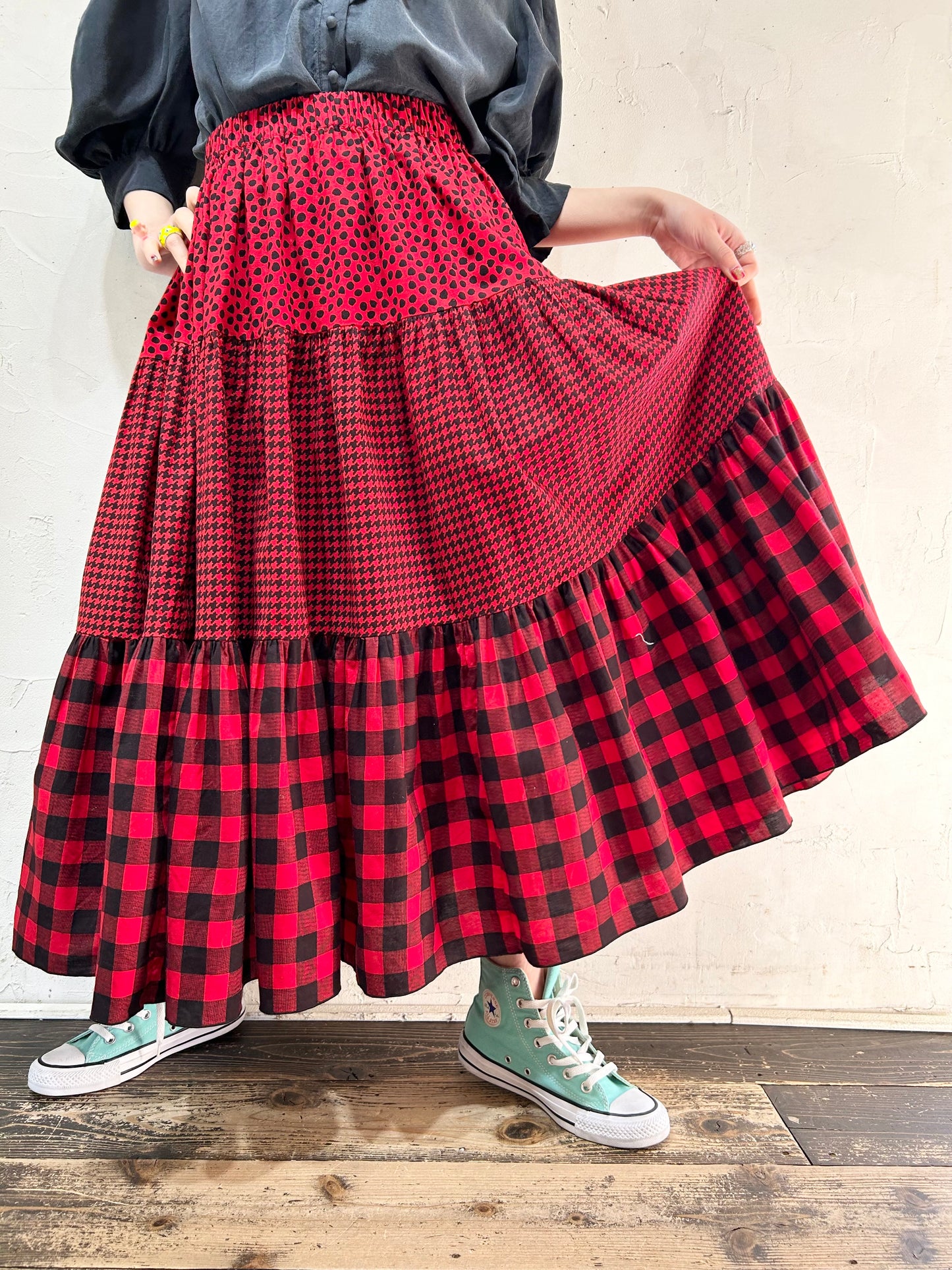 Vintage Tiered Skirt [C26506]