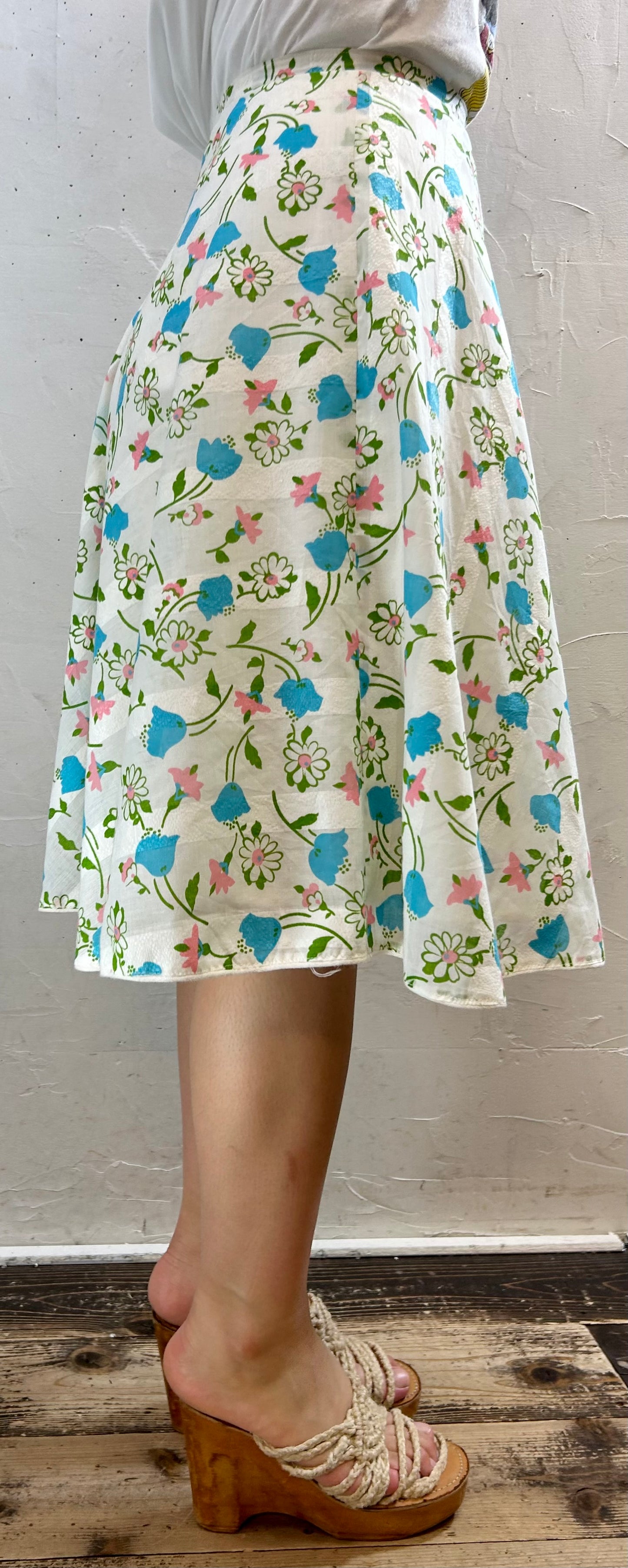 Vintage Flower Skirt [F27713]