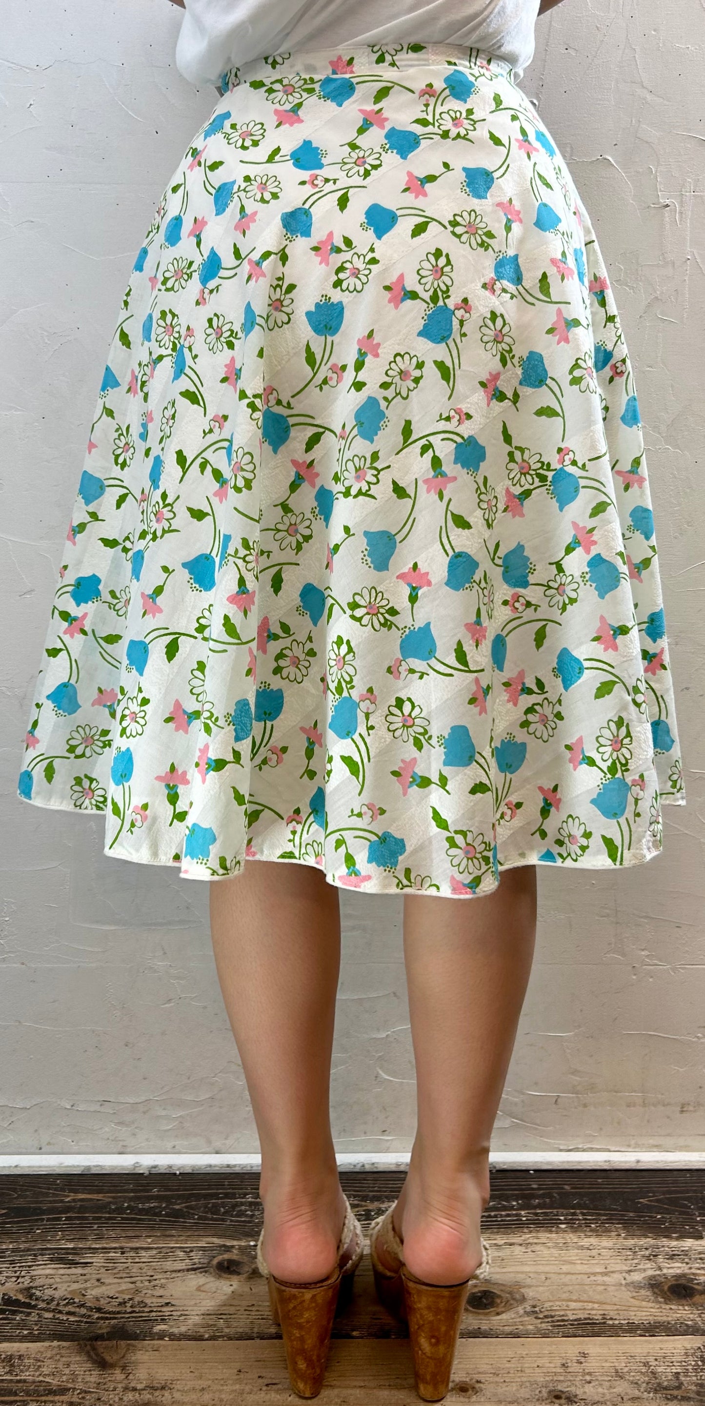 Vintage Flower Skirt [F27713]