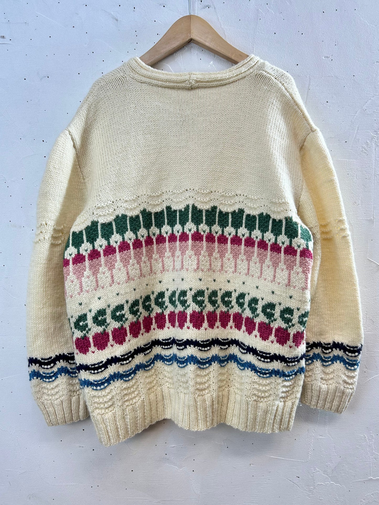 Vintage Hand Knit Cardigan [A29282]