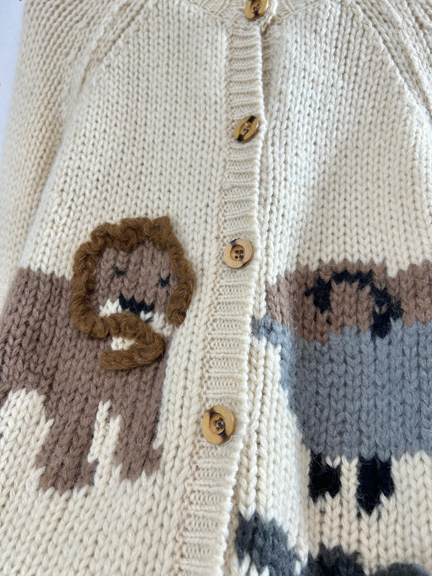 Vintage Hand Knit Cardigan [A29283]