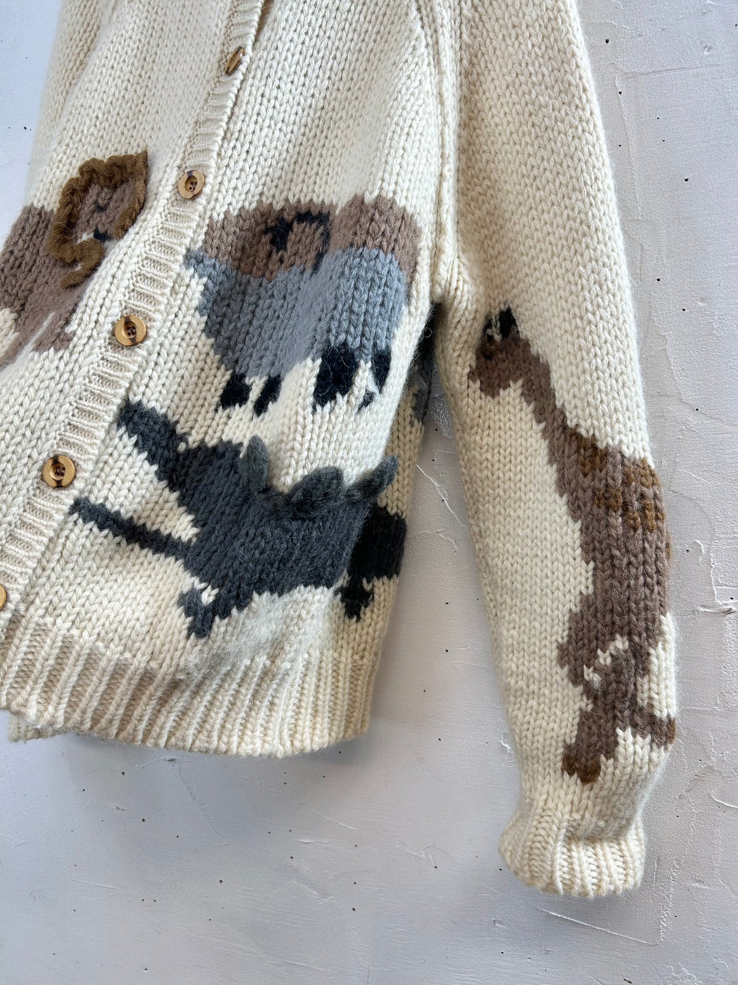 Vintage Hand Knit Cardigan [A29283]