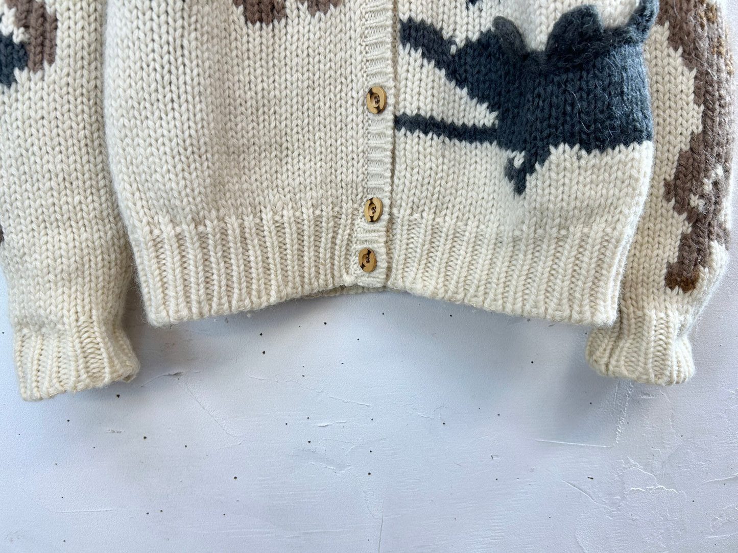 Vintage Hand Knit Cardigan [A29283]