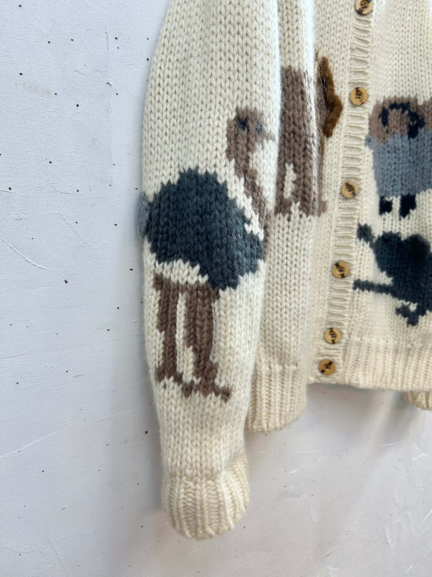 Vintage Hand Knit Cardigan [A29283]