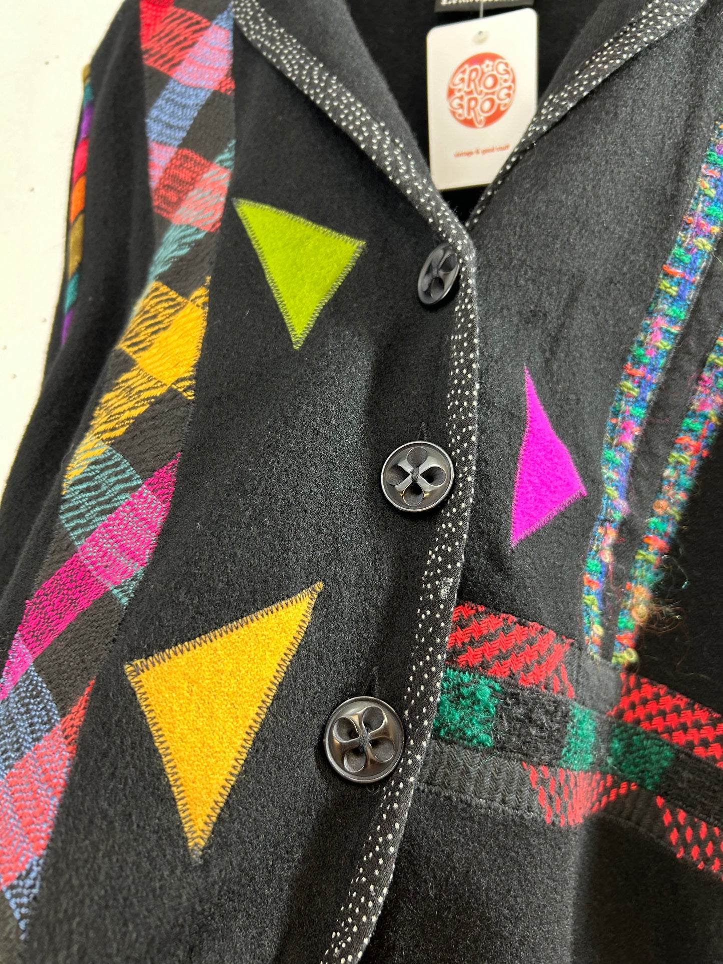 Vintage Design Wool Jacket [K28829]