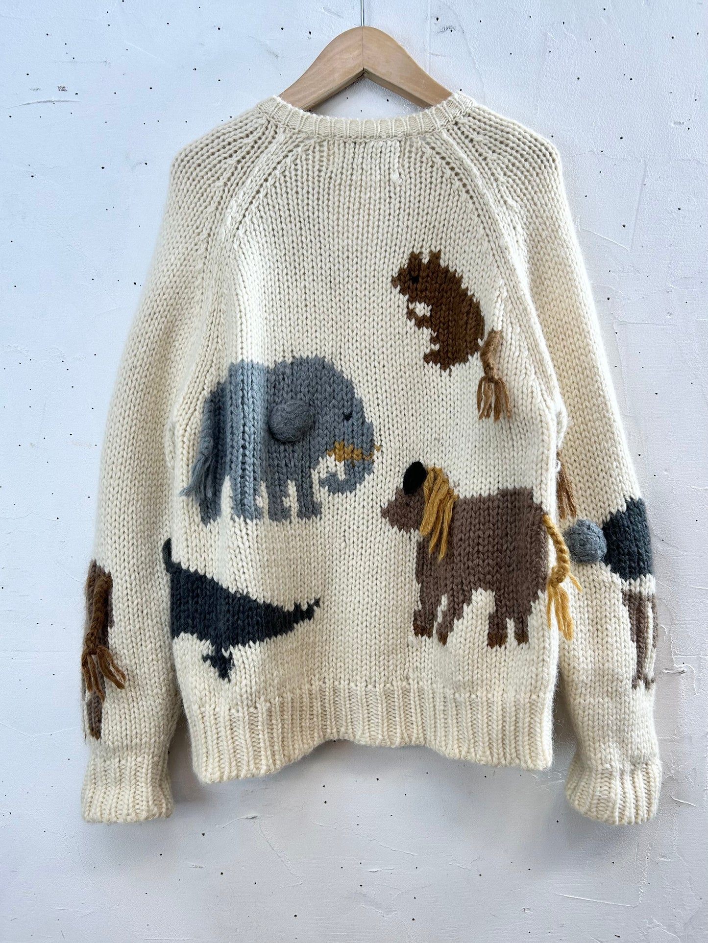 Vintage Hand Knit Cardigan [A29283]