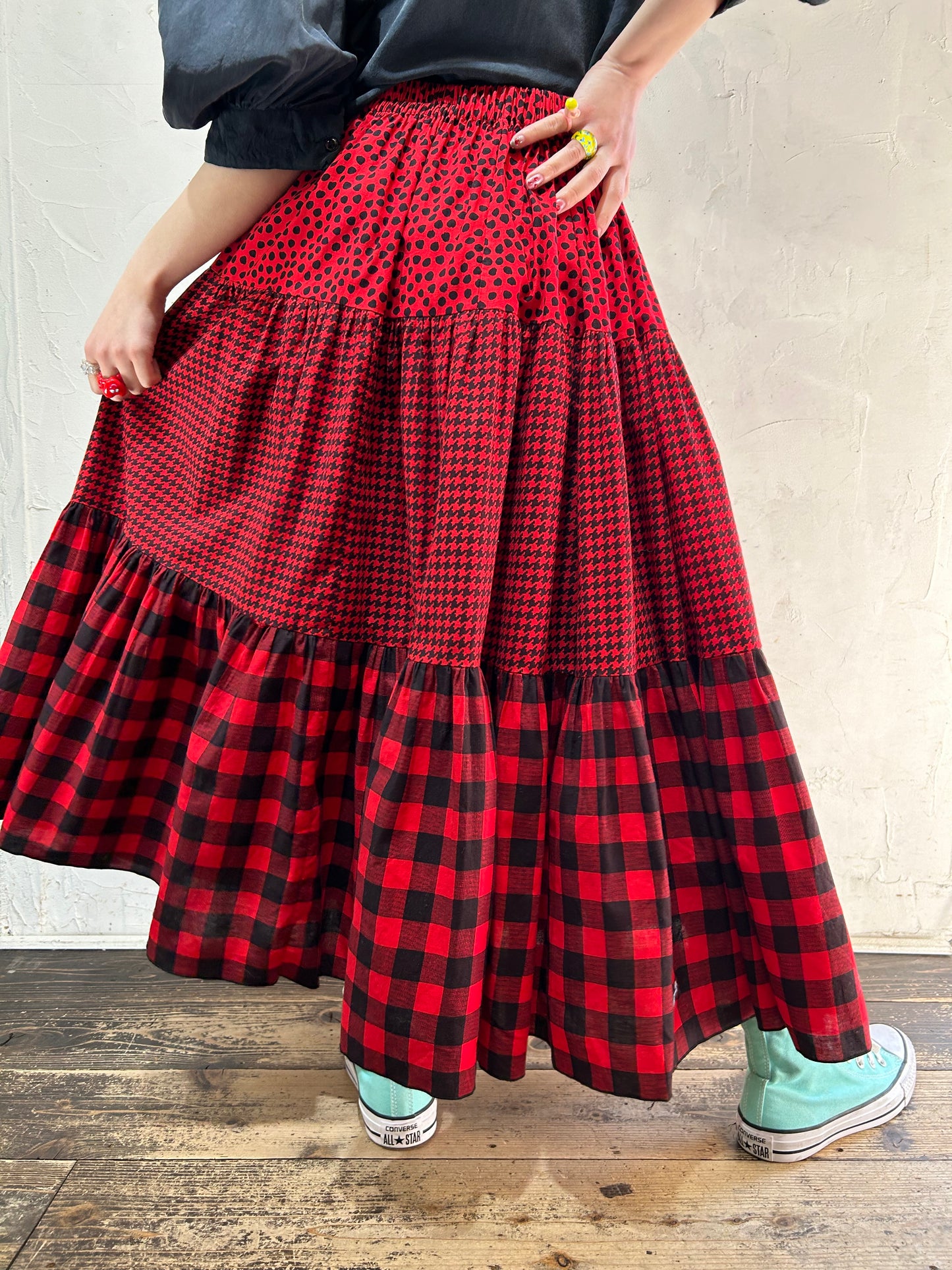 Vintage Tiered Skirt [C26506]