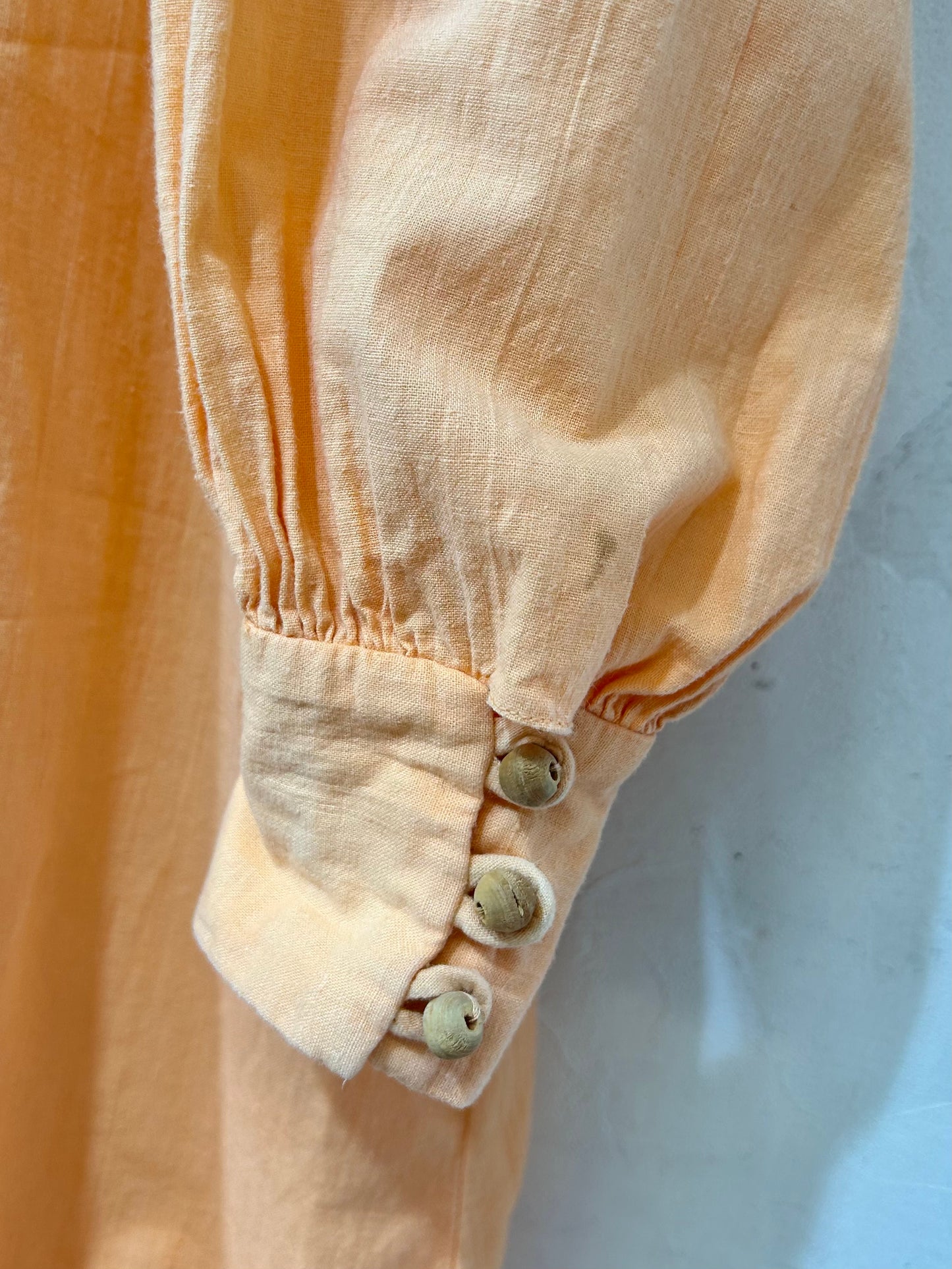‘70s Vintage Indian Cotton Dress  [B26130]