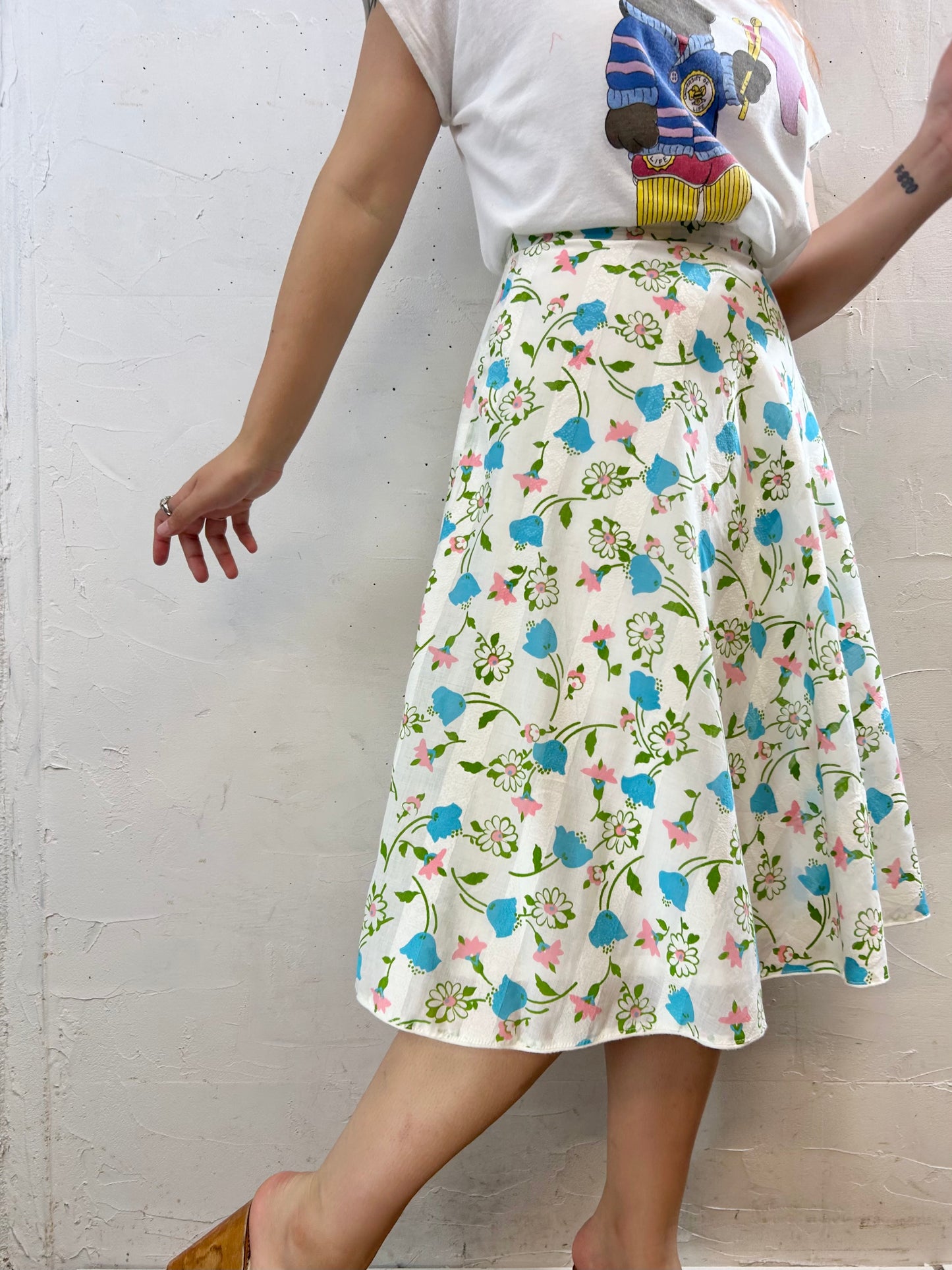 Vintage Flower Skirt [F27713]