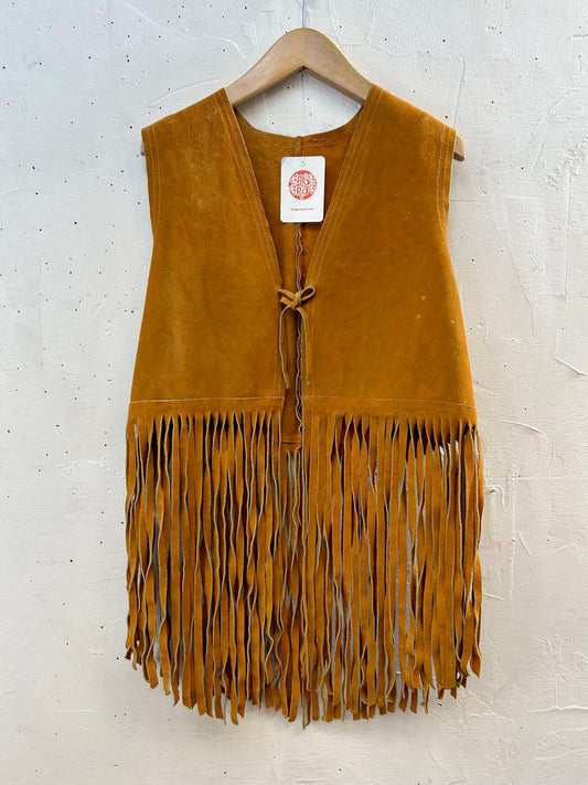 Vintage Leather Vest [H28193]