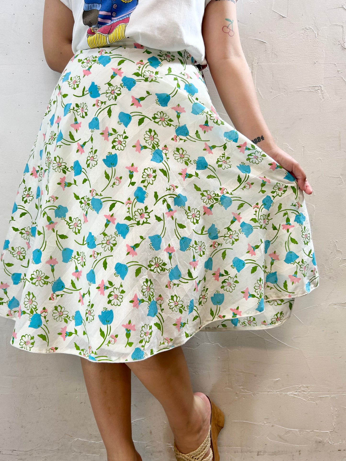 Vintage Flower Skirt [F27713]