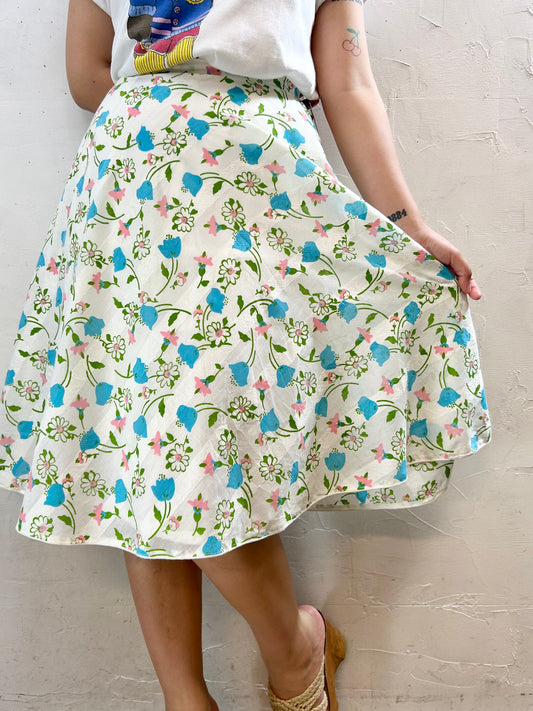 Vintage Flower Skirt [F27713]