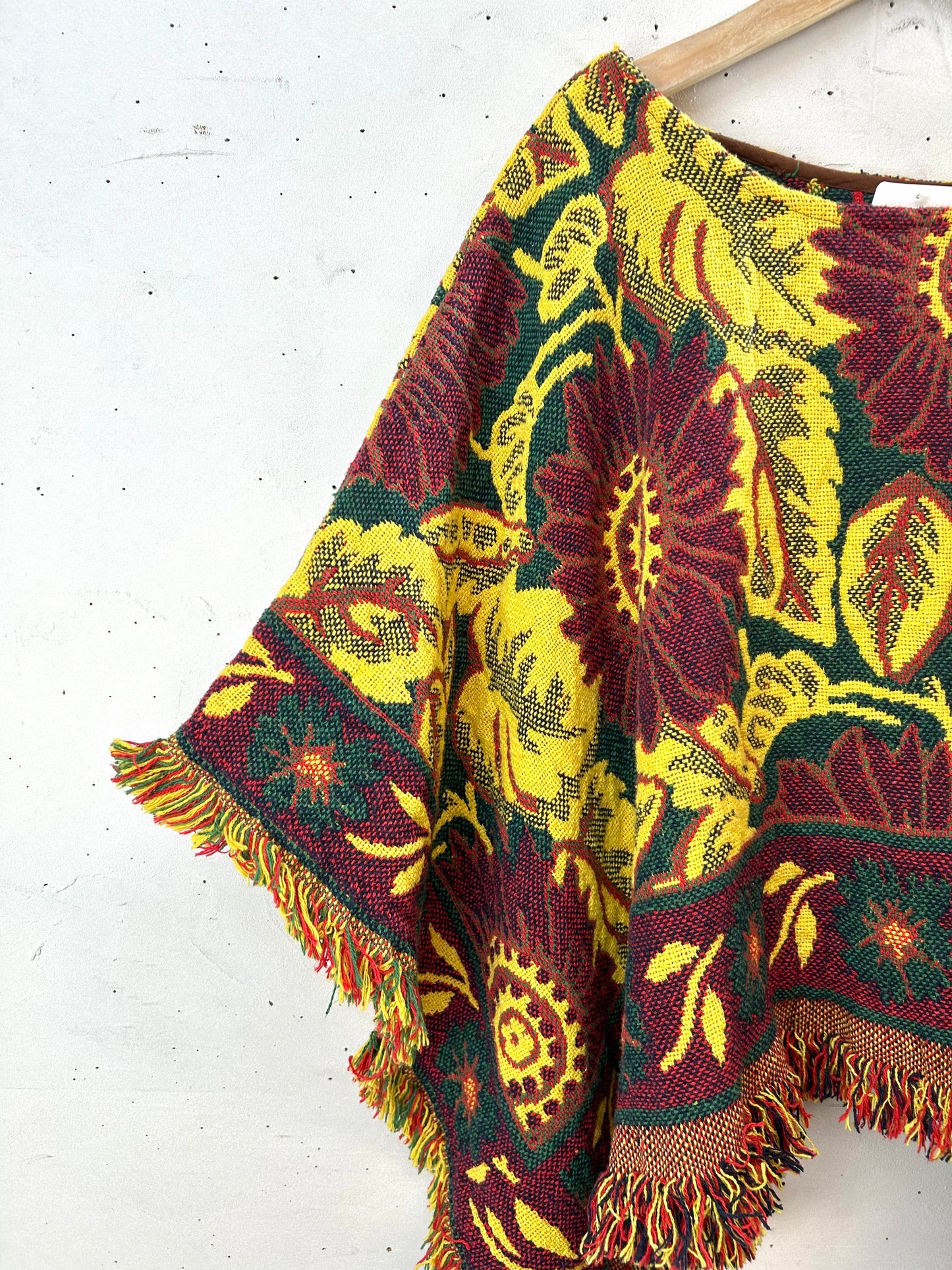 Vintage Rug Poncho [B29506]