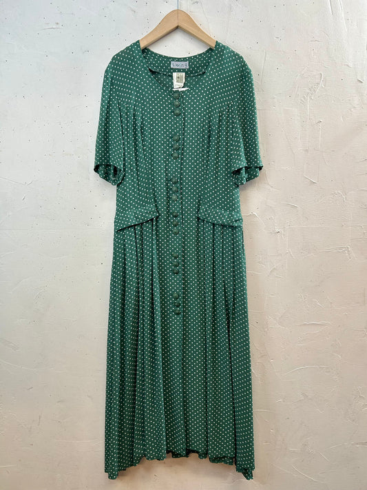 Vintage Viscose Dress [F30370]