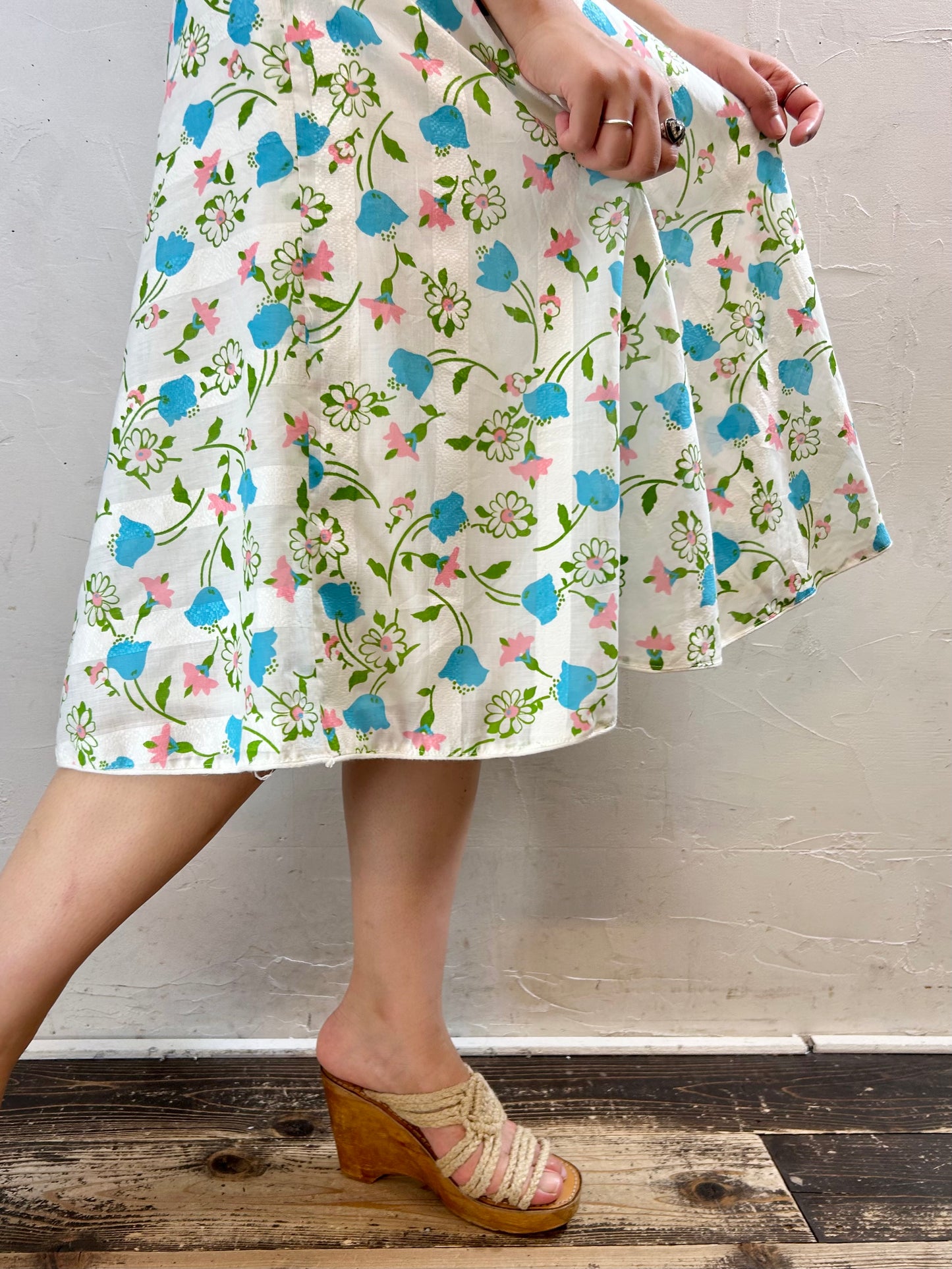 Vintage Flower Skirt [F27713]