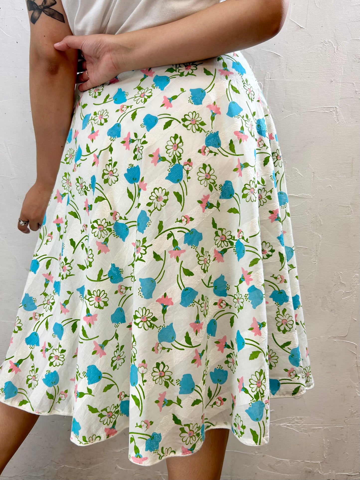 Vintage Flower Skirt [F27713]