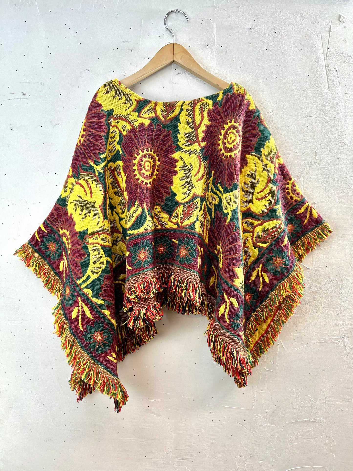 Vintage Rug Poncho [B29506]