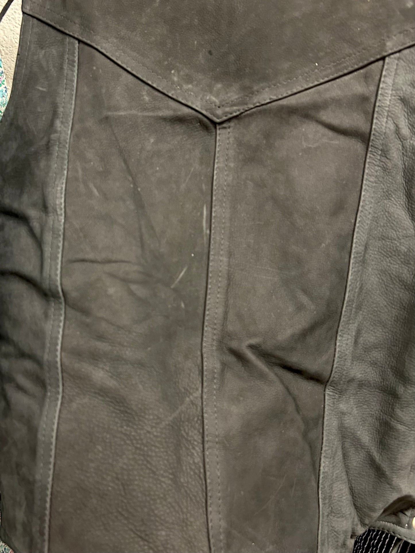 Vintage Leather Vest [H28194]