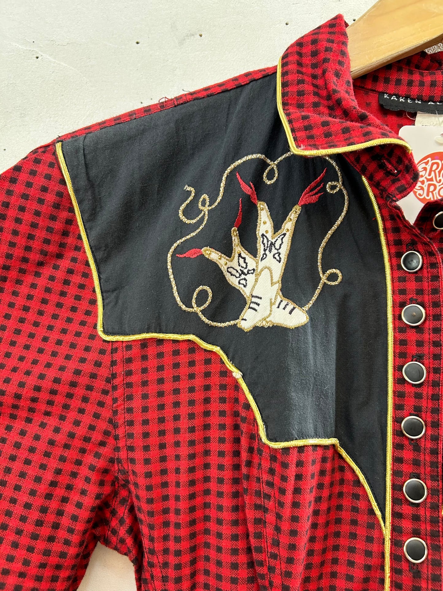 Vintage Dress MADE IN USA [J28612]