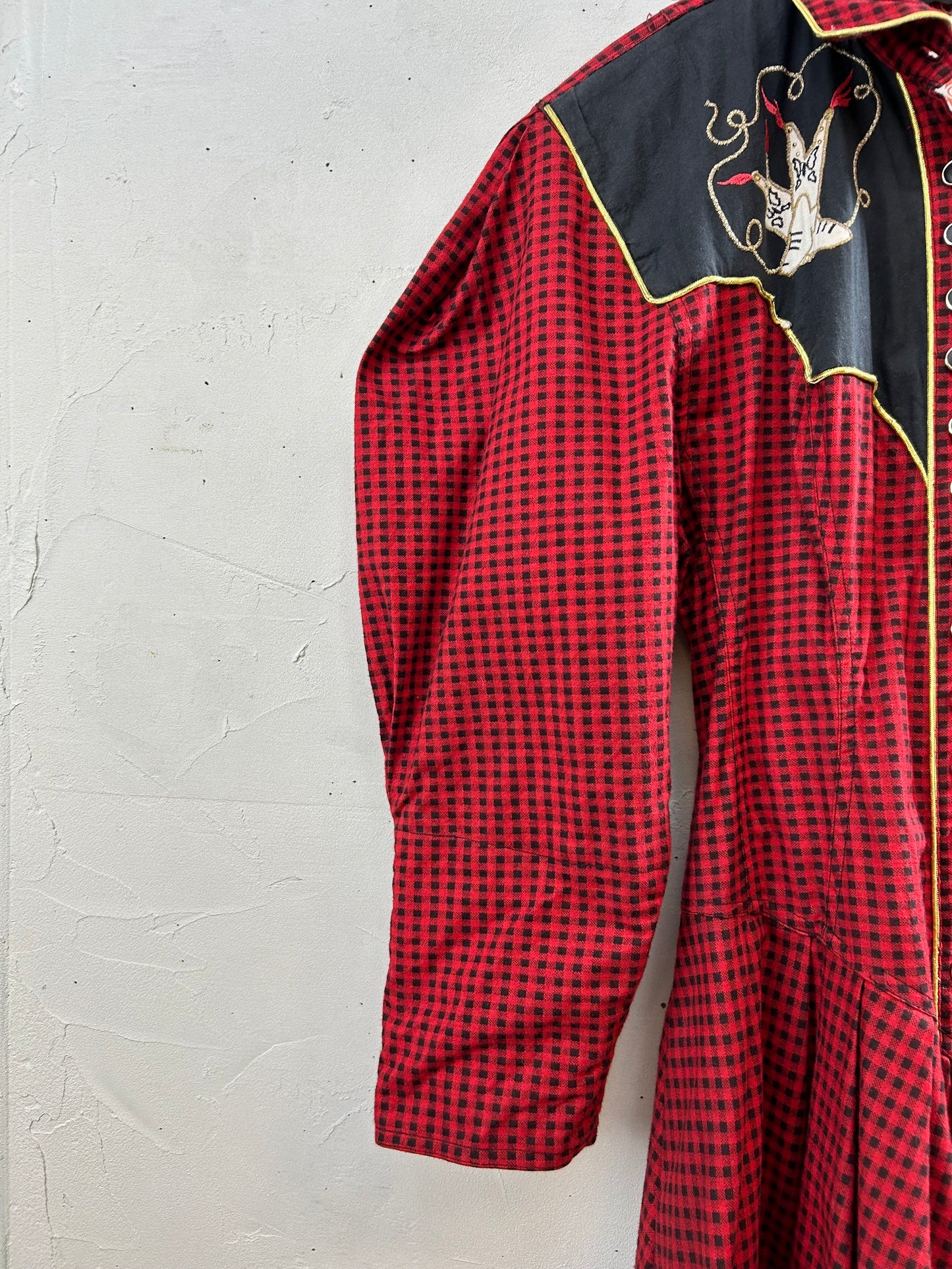 Vintage Dress MADE IN USA [J28612]
