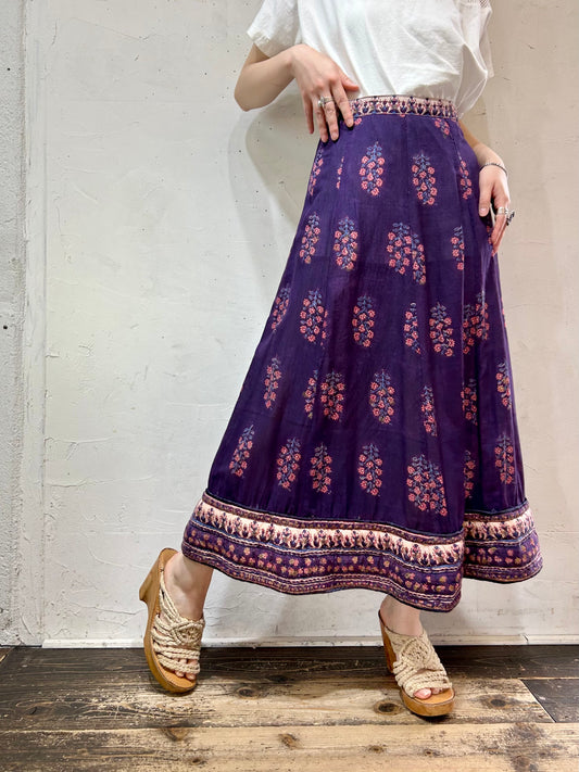 Vintage Skirt MADE IN INDIA [D26953]