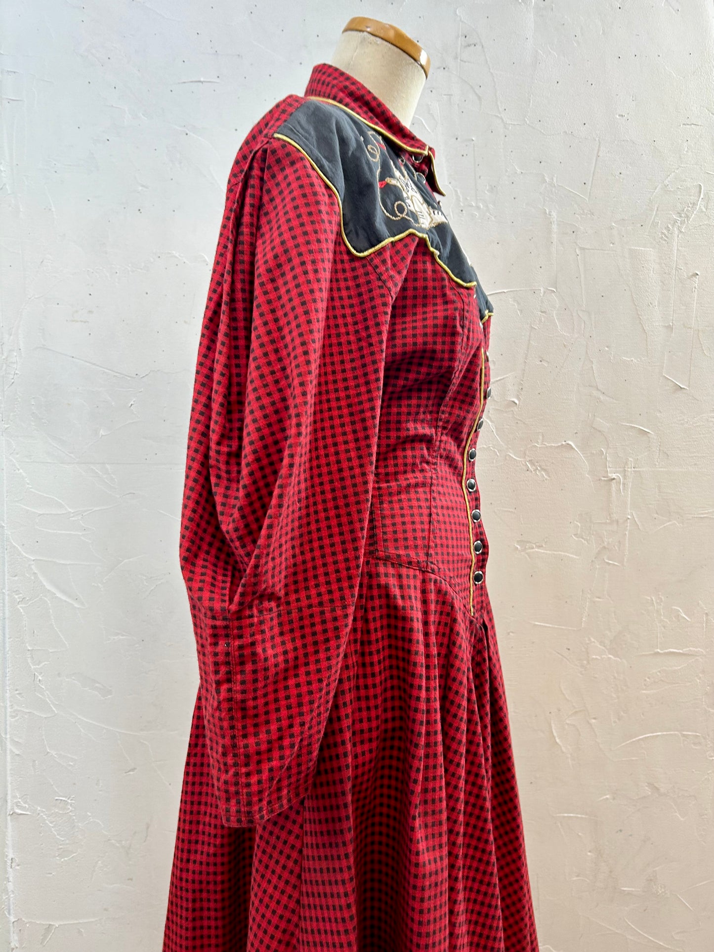 Vintage Dress MADE IN USA [J28612]