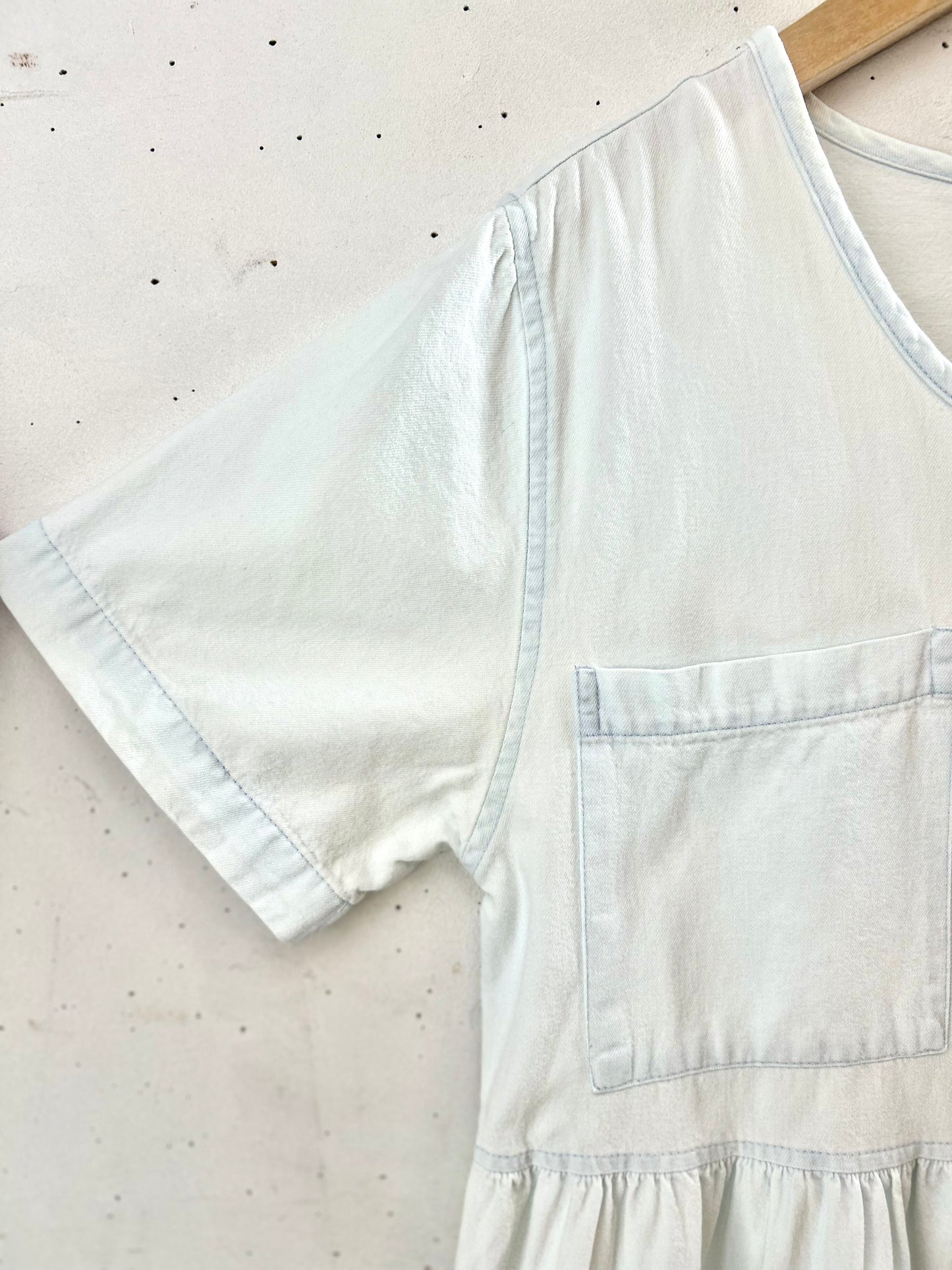 Vintage Denim Over Dress 〜SUN BELT〜 MADE IN USA [F30568]