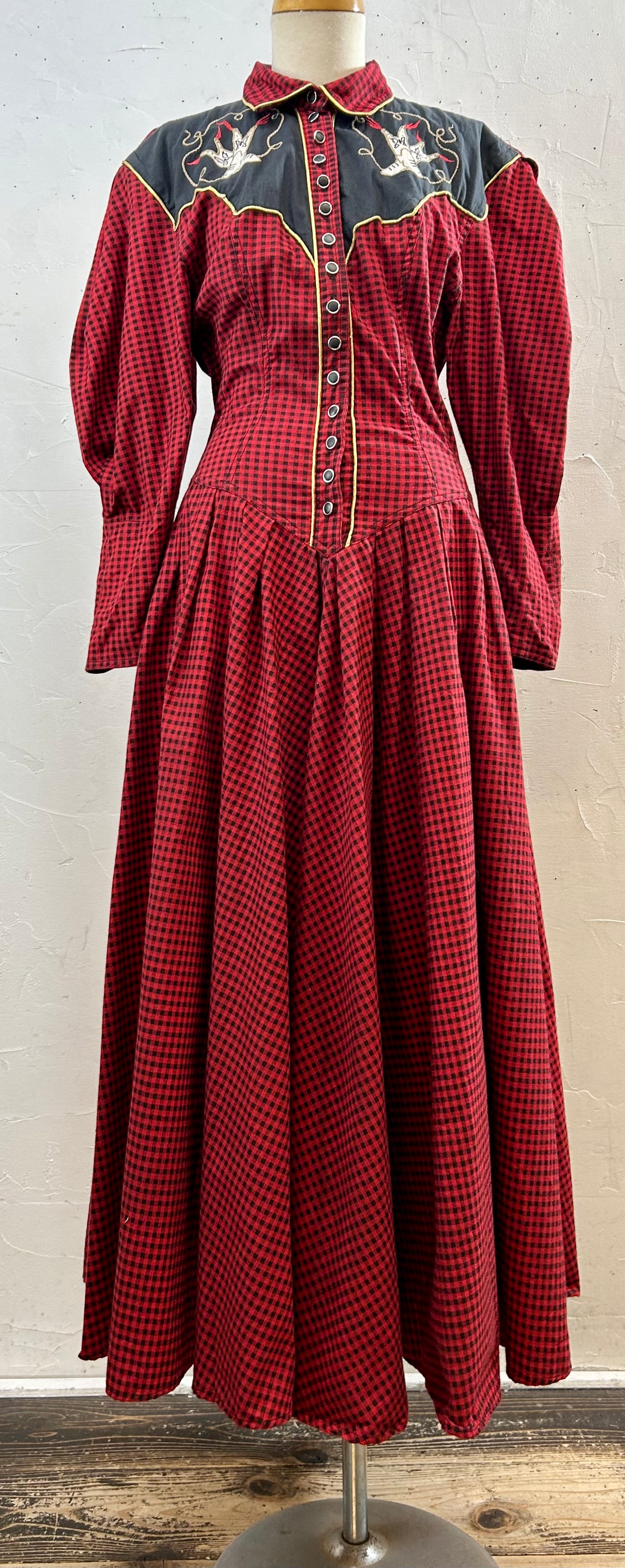 Vintage Dress MADE IN USA [J28612]