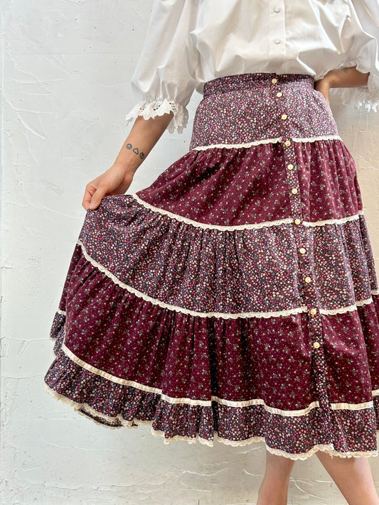 Vintage Tiered Skirt [G28004]