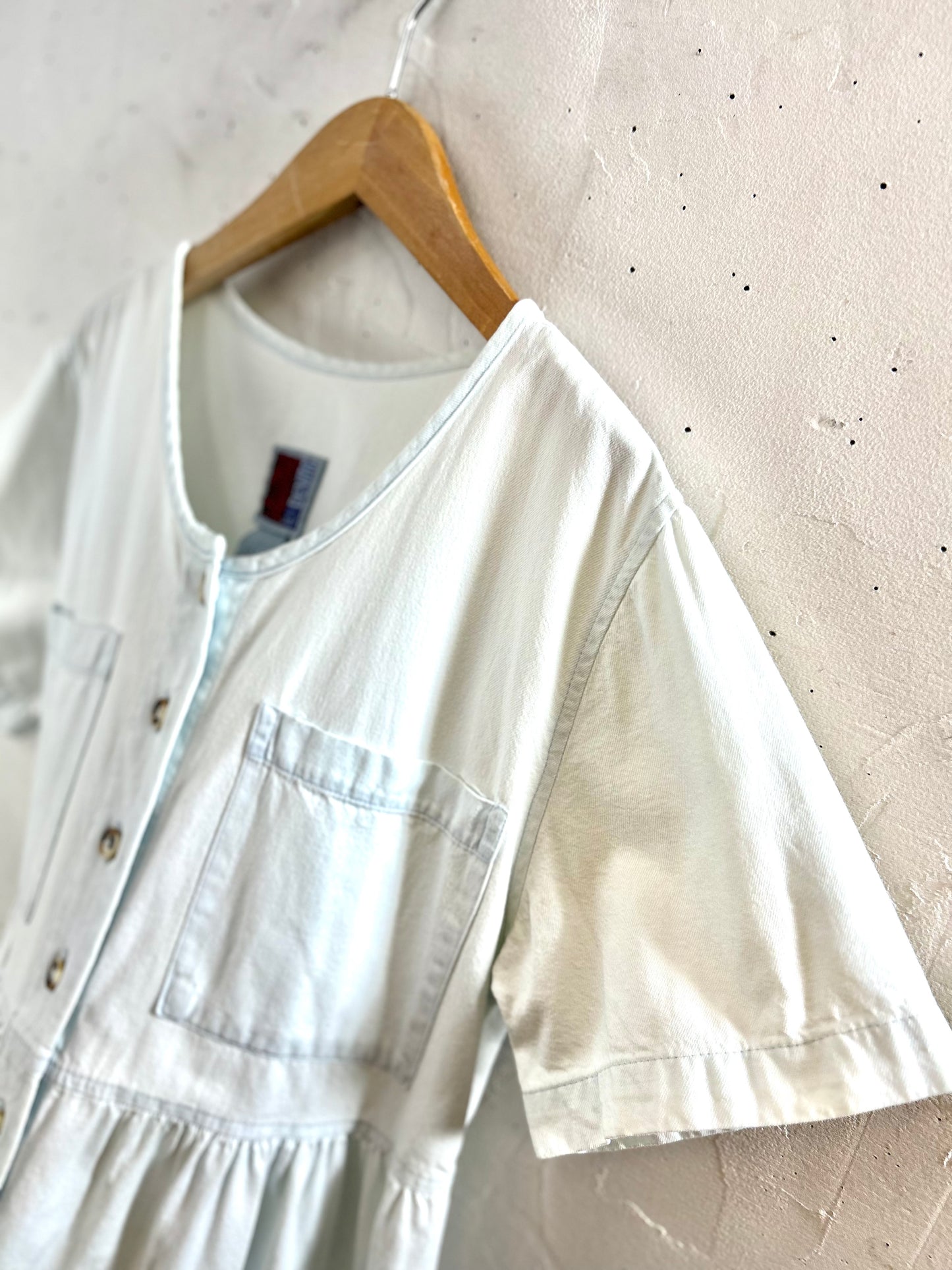 Vintage Denim Over Dress 〜SUN BELT〜 MADE IN USA [F30568]