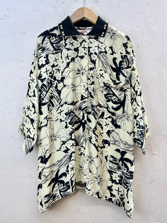 Vintage Flower Shirt [F30366]