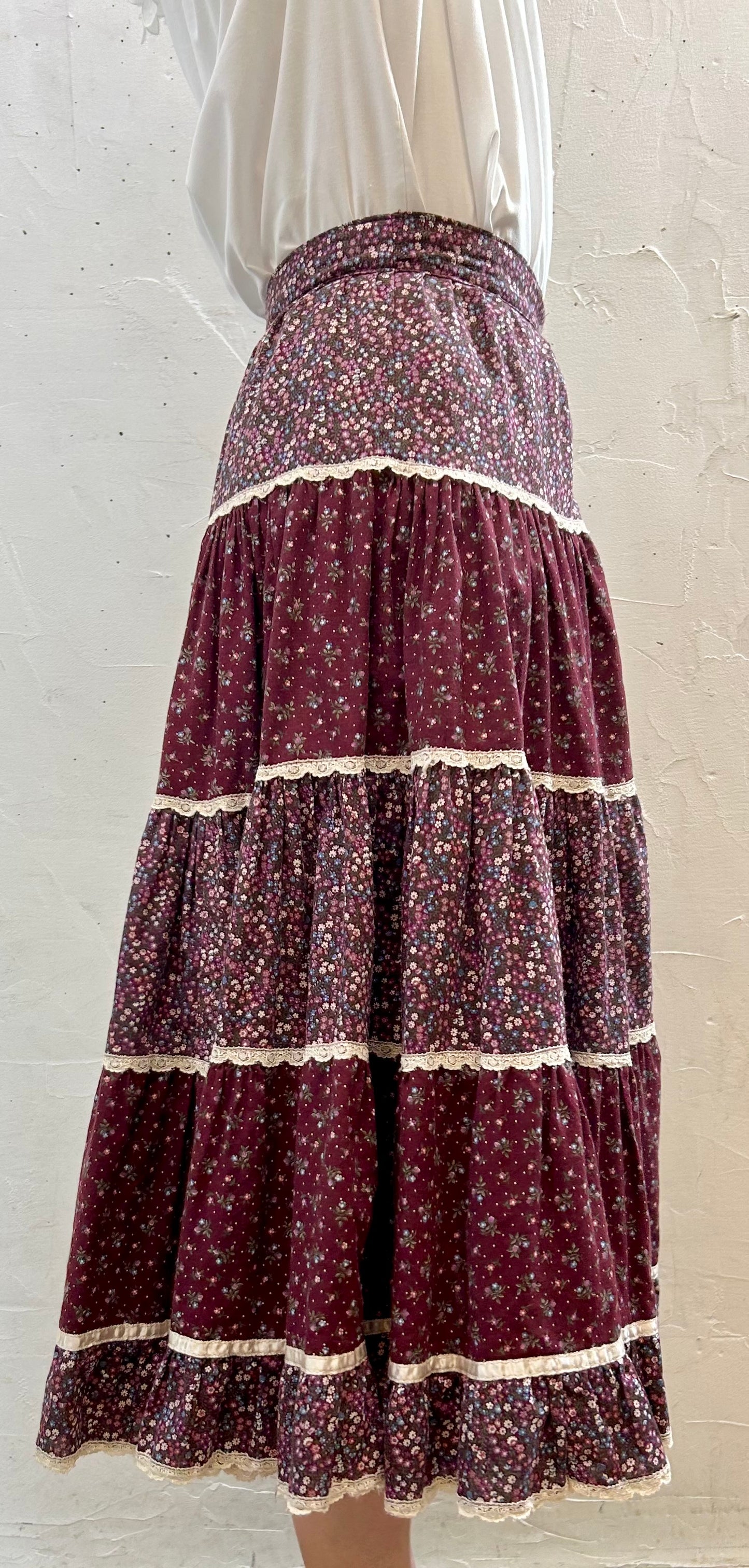 Vintage Tiered Skirt [G28004]