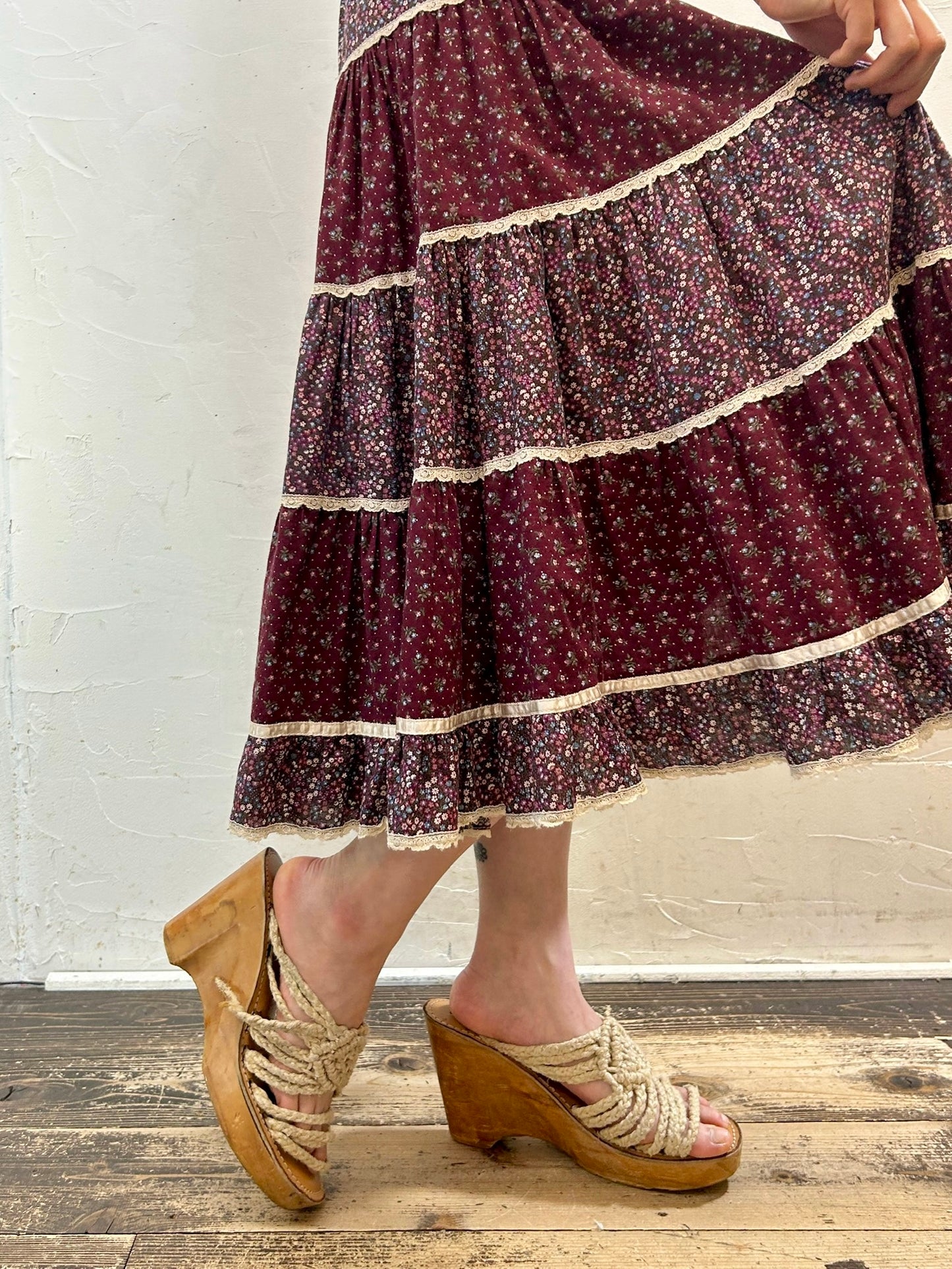 Vintage Tiered Skirt [G28004]