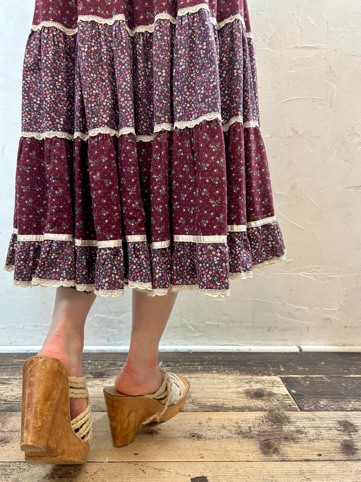 Vintage Tiered Skirt [G28004]