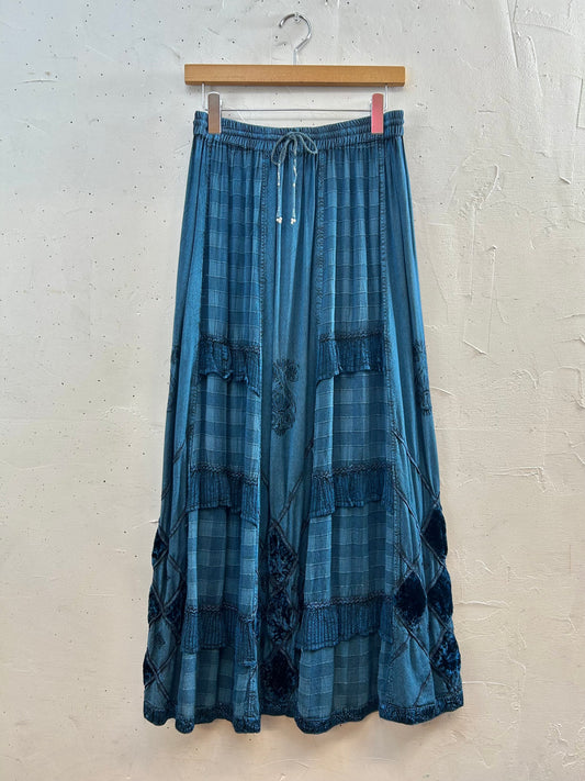 Vintage Patchwork Skirt [E30142]