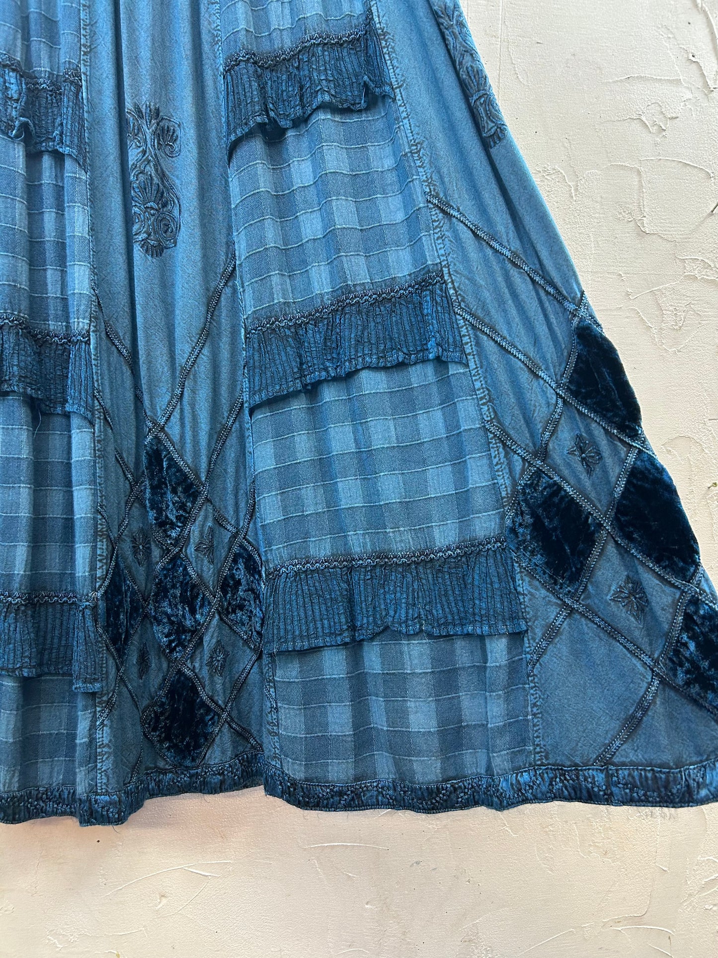 Vintage Patchwork Skirt [E30142]