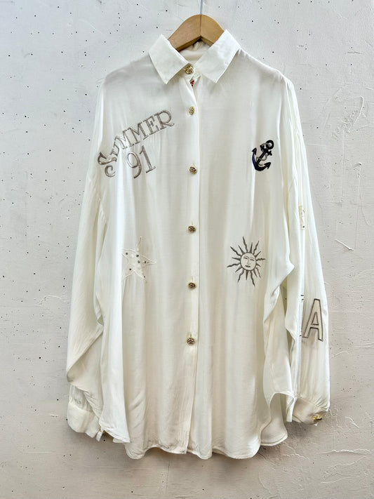 Vintage Embroidery Shirt [E30138]
